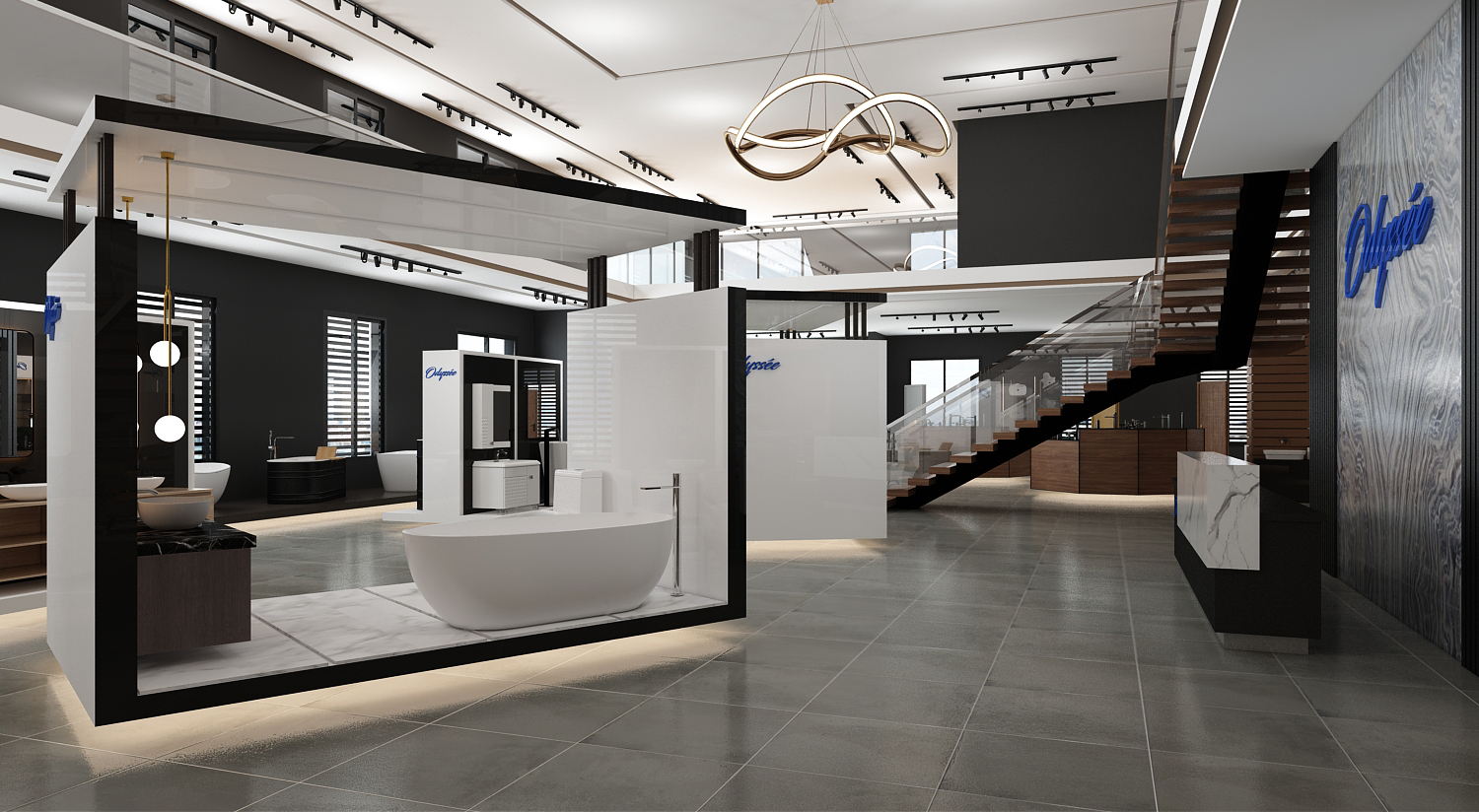 Odyssée – Aménagement et design intérieur commercial moderne à Casablanca – Architecte d’intérieur