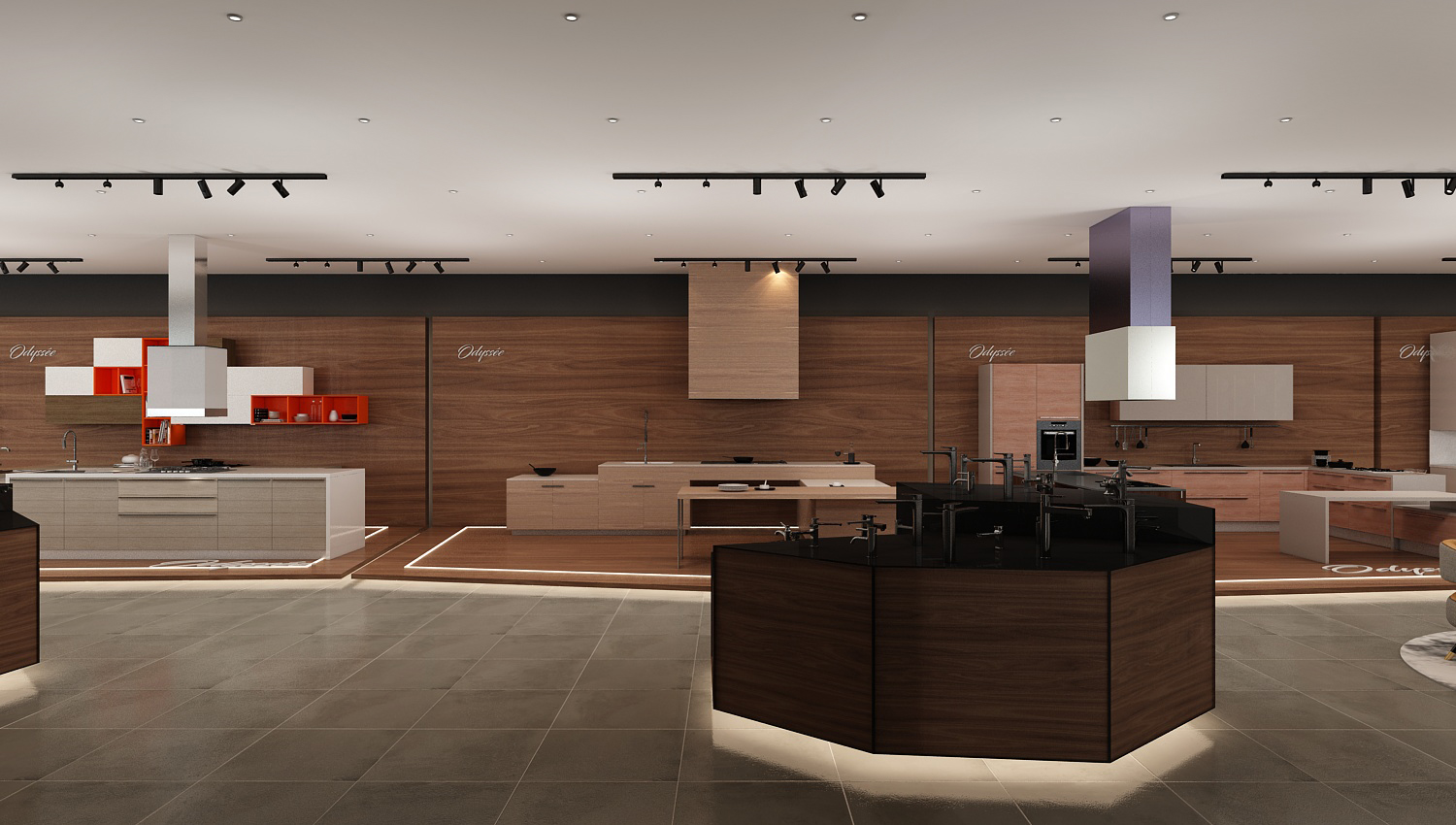 Odyssée – Aménagement et design intérieur commercial moderne à Casablanca – Architecte d’intérieur