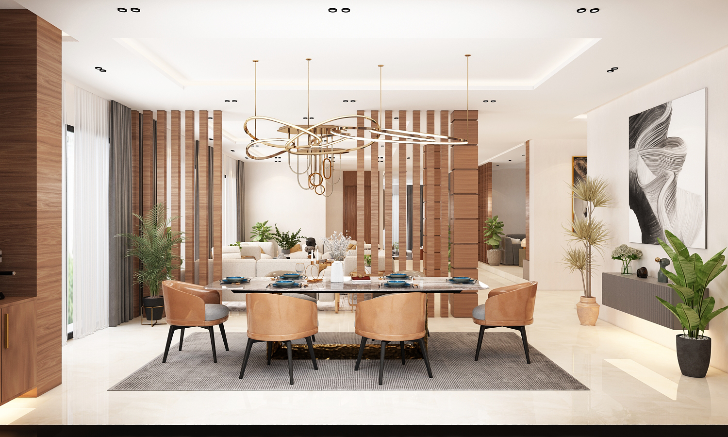 Villa Ghrib – Architecte d’intérieur à Casablanca – Aménagement et design intérieur résidentiel moderne et élégant