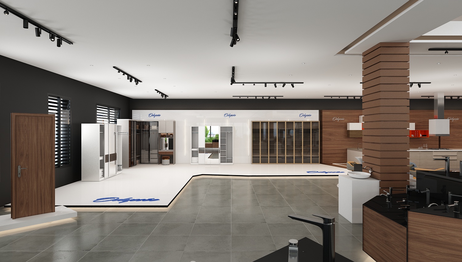 Odyssée – Aménagement et design intérieur commercial moderne à Casablanca – Architecte d’intérieur