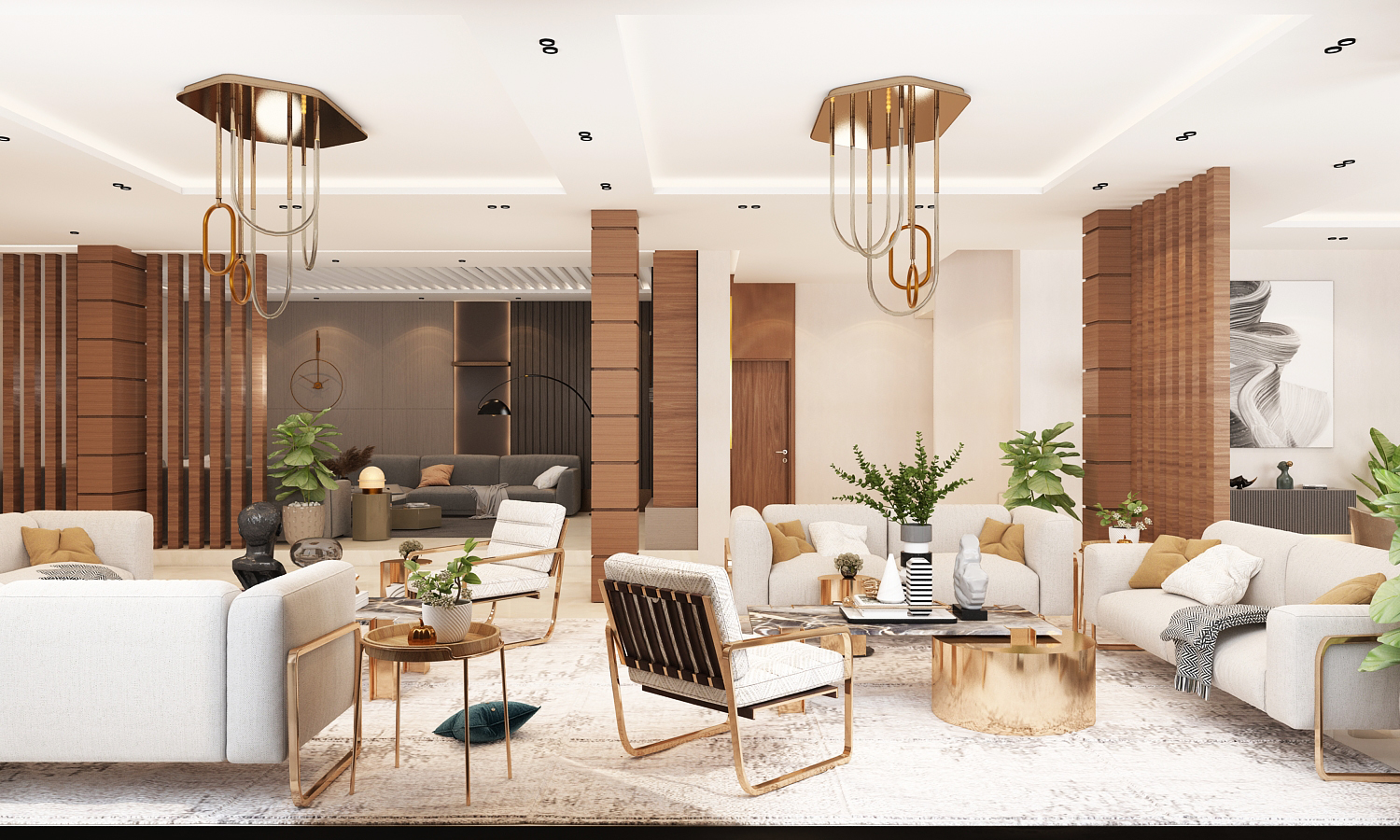 Villa Ghrib – Architecte d’intérieur à Casablanca – Aménagement et design intérieur résidentiel moderne et élégant