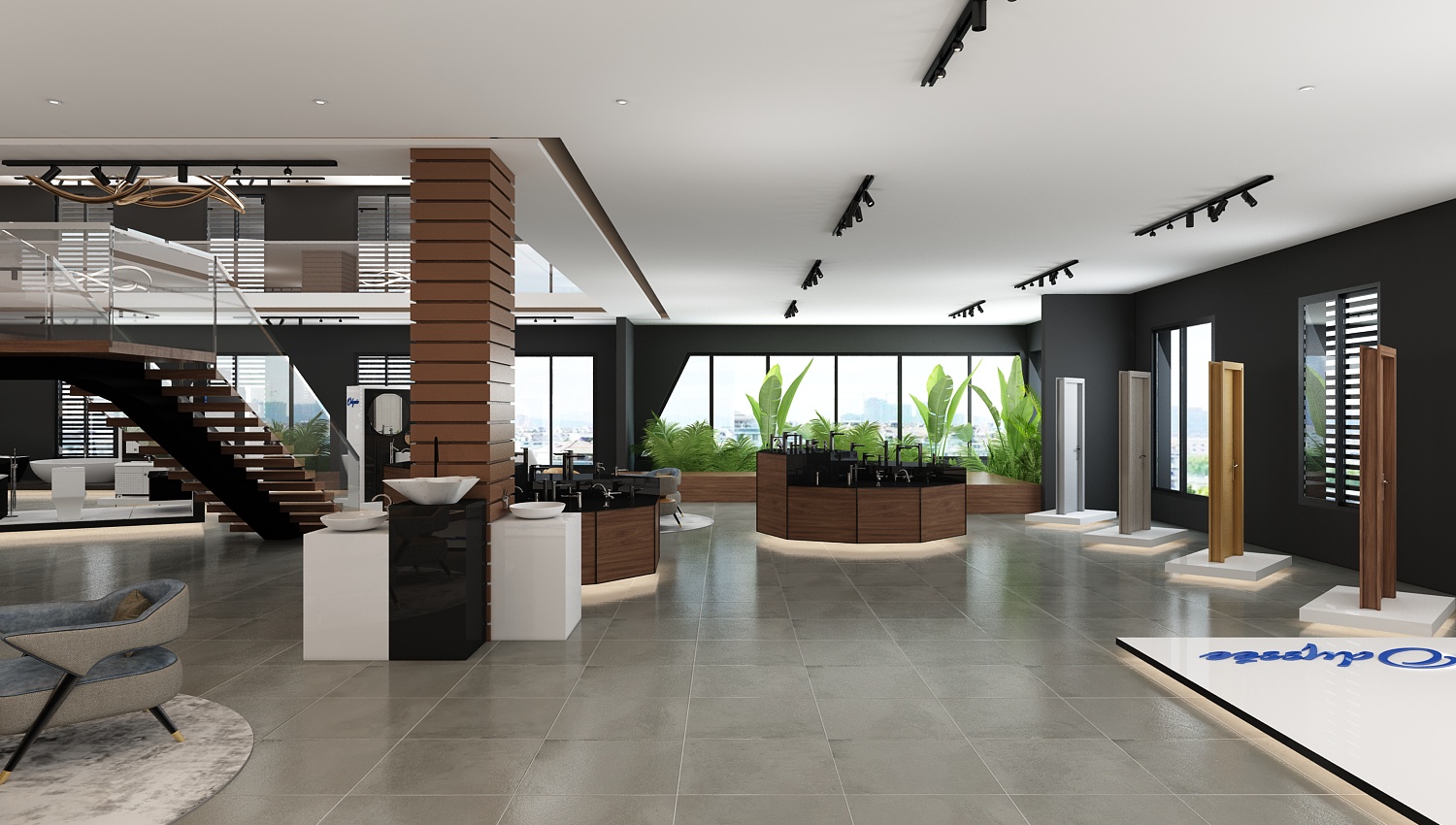 Odyssée – Aménagement et design intérieur commercial moderne à Casablanca – Architecte d’intérieur