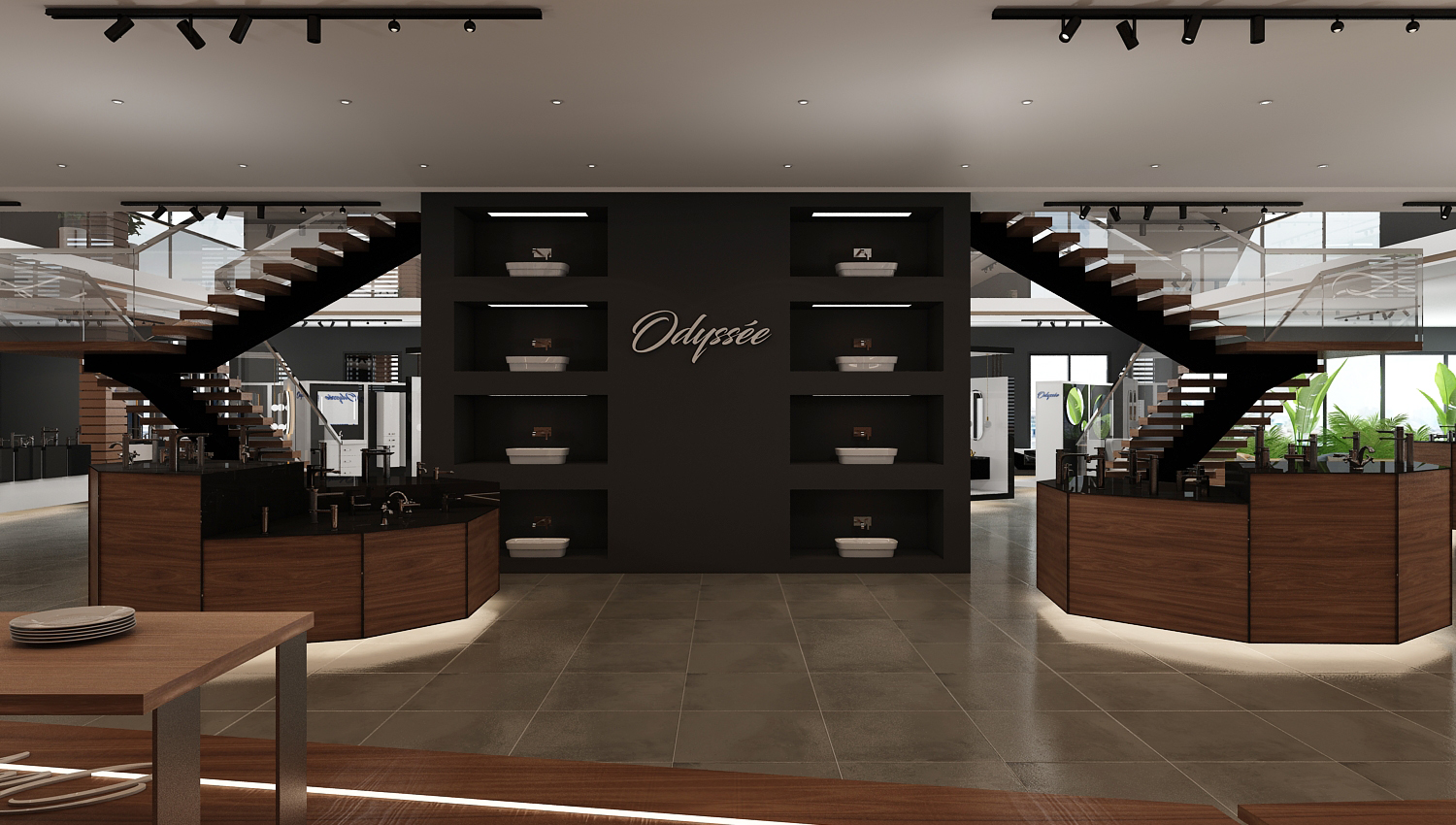 Odyssée – Aménagement et design intérieur commercial moderne à Casablanca – Architecte d’intérieur