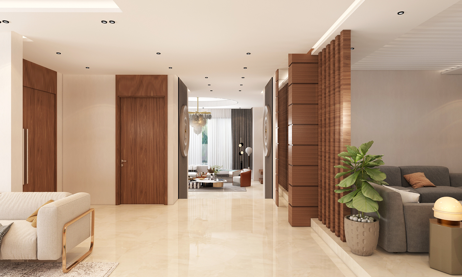 Villa Ghrib – Architecte d’intérieur à Casablanca – Aménagement et design intérieur résidentiel moderne et élégant