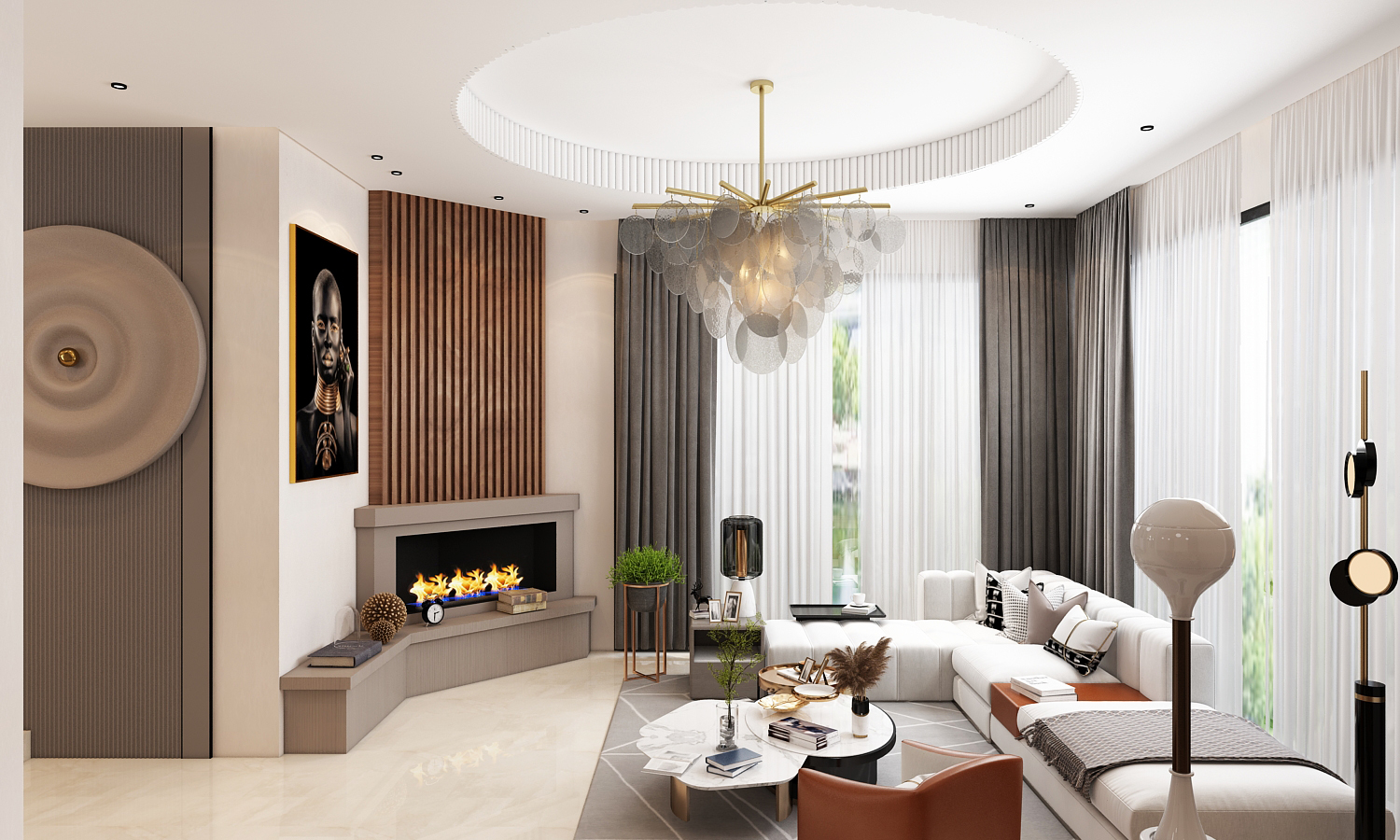 Villa Ghrib – Architecte d’intérieur à Casablanca – Aménagement et design intérieur résidentiel moderne et élégant