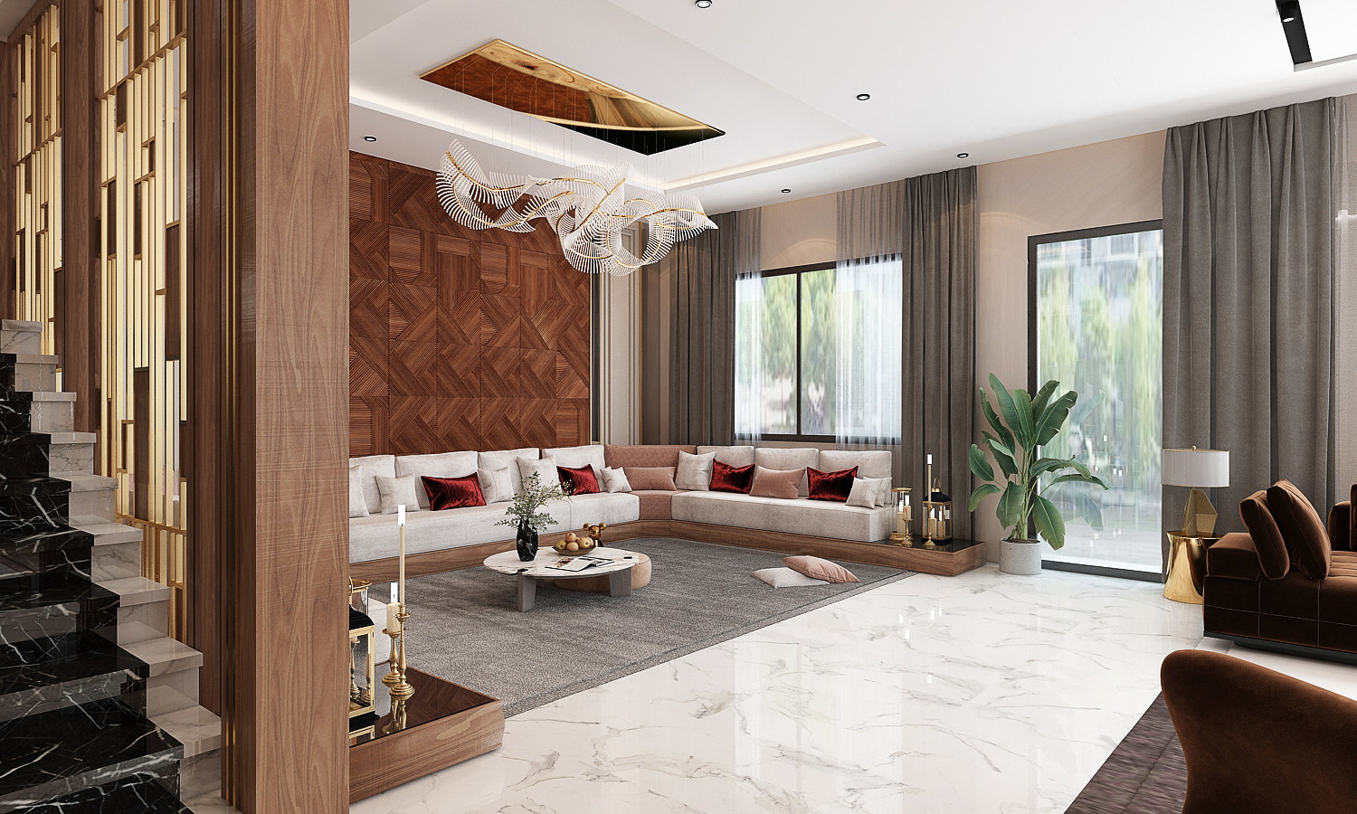 Immeuble Saad – Architecte d’intérieur à Tanger – Conception et aménagement intérieur d’immeuble moderne et fonctionnel