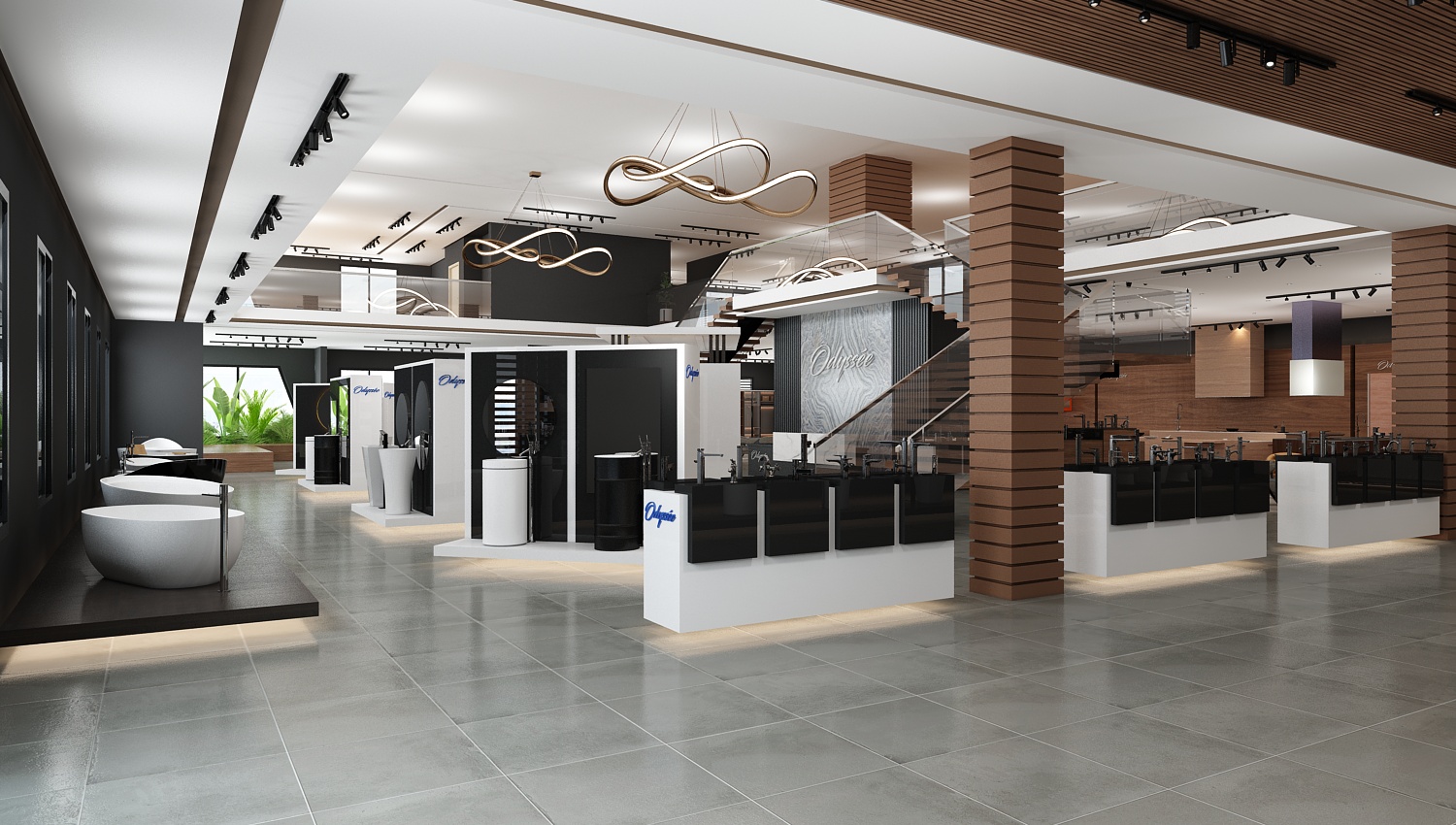 Odyssée – Aménagement et design intérieur commercial moderne à Casablanca – Architecte d’intérieur