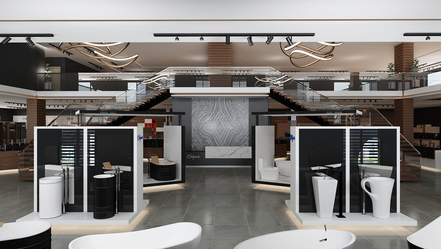 Odyssée – Aménagement et design intérieur commercial moderne à Casablanca – Architecte d’intérieur