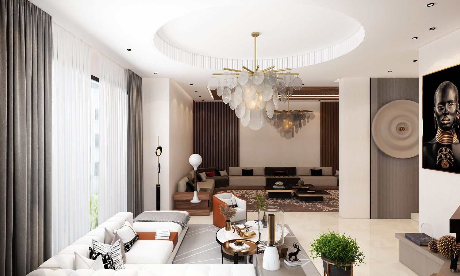 Villa Ghrib – Architecte d’intérieur à Casablanca – Aménagement et design intérieur résidentiel moderne et élégant