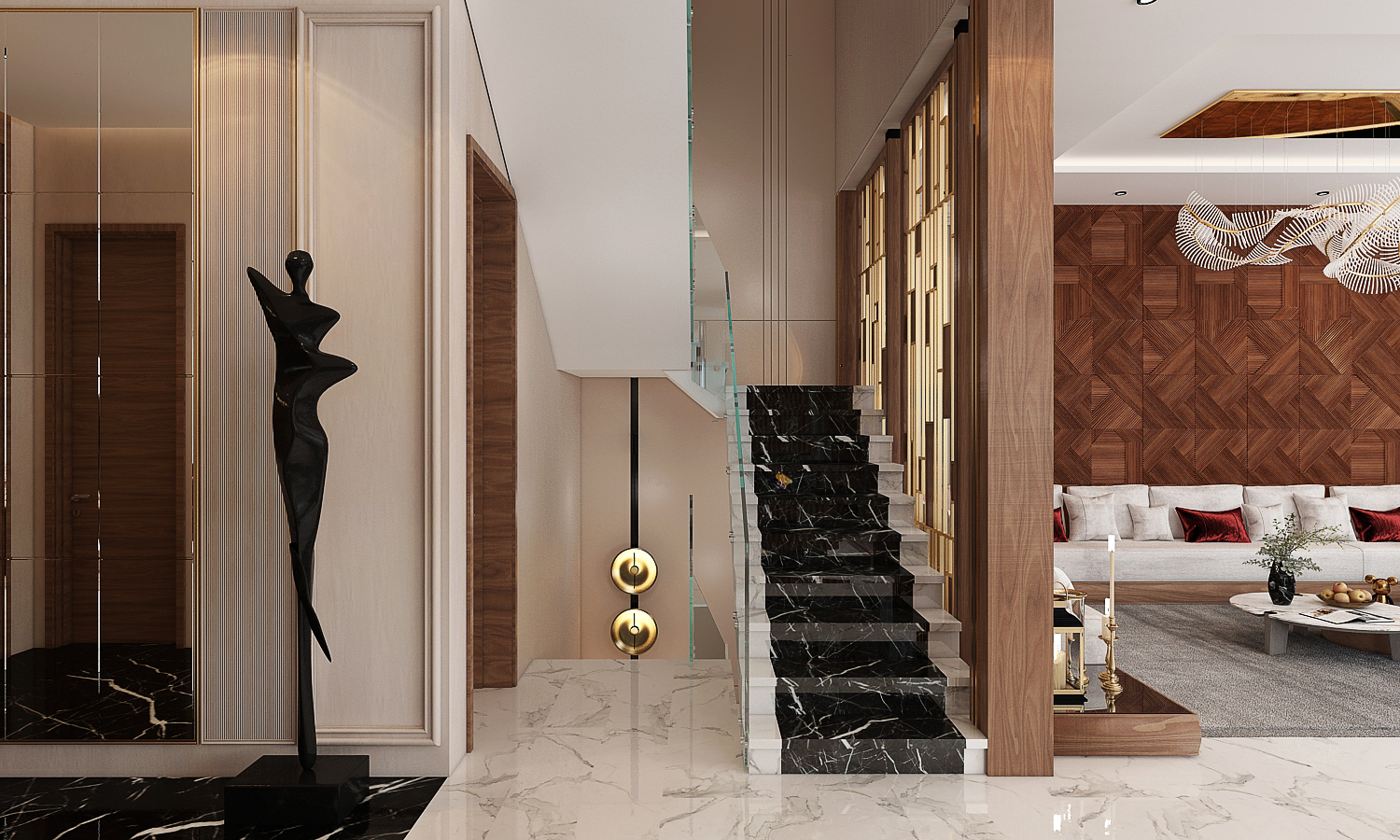 Immeuble Saad – Architecte d’intérieur à Tanger – Conception et aménagement intérieur d’immeuble moderne et fonctionnel