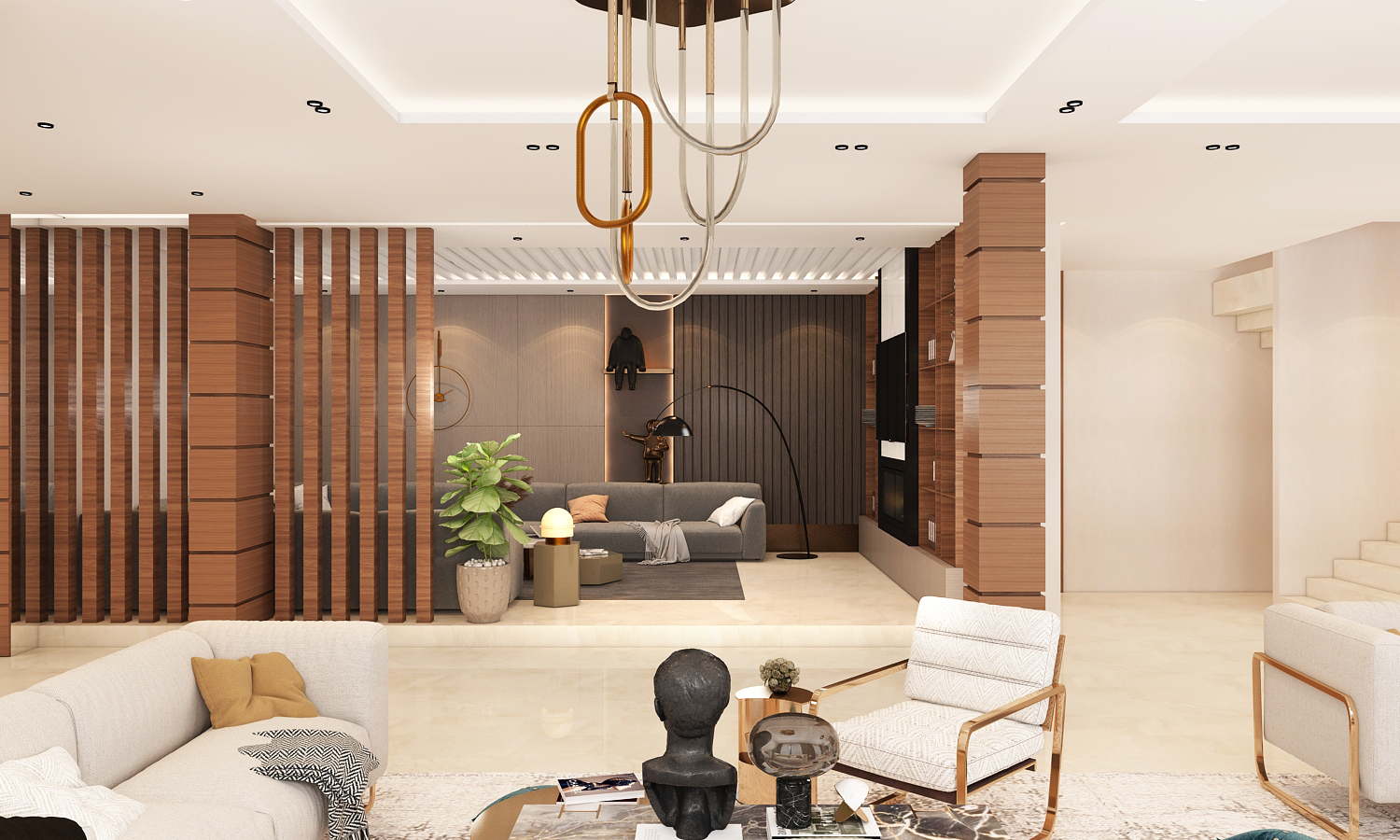 Villa Ghrib – Architecte d’intérieur à Casablanca – Aménagement et design intérieur résidentiel moderne et élégant