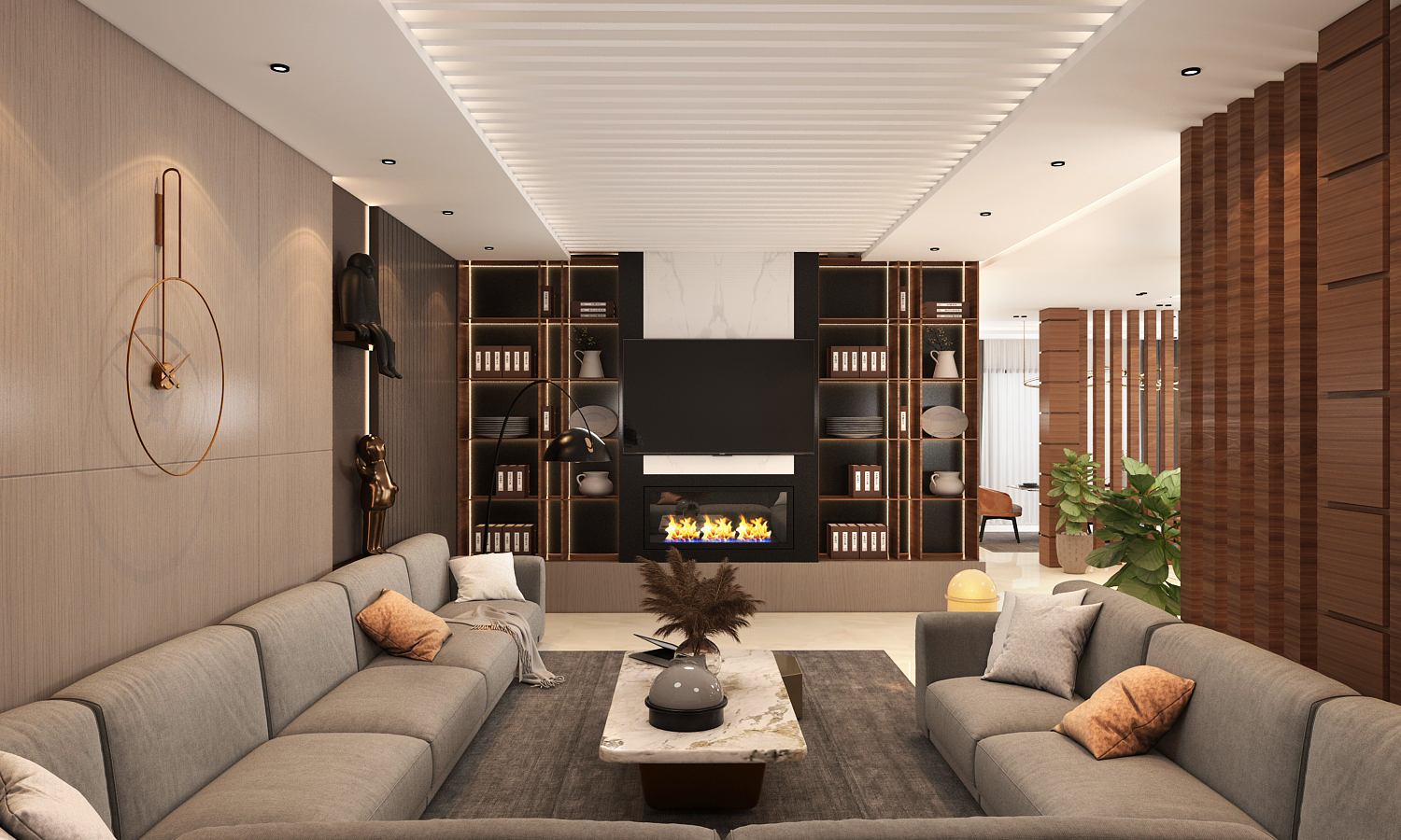 Villa Ghrib – Architecte d’intérieur à Casablanca – Aménagement et design intérieur résidentiel moderne et élégant