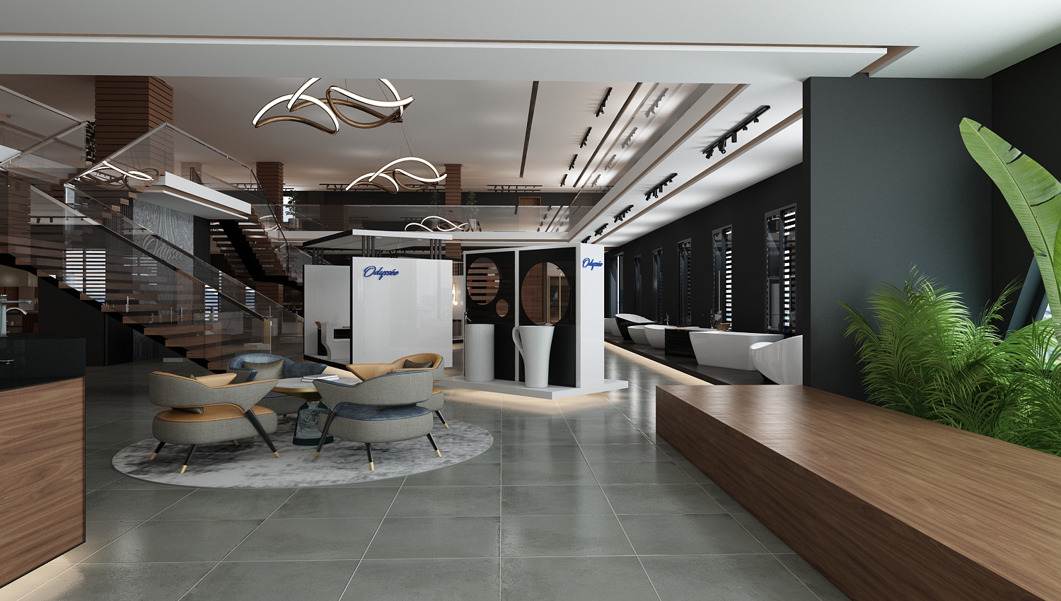 Odyssée – Aménagement et design intérieur commercial moderne à Casablanca – Architecte d’intérieur