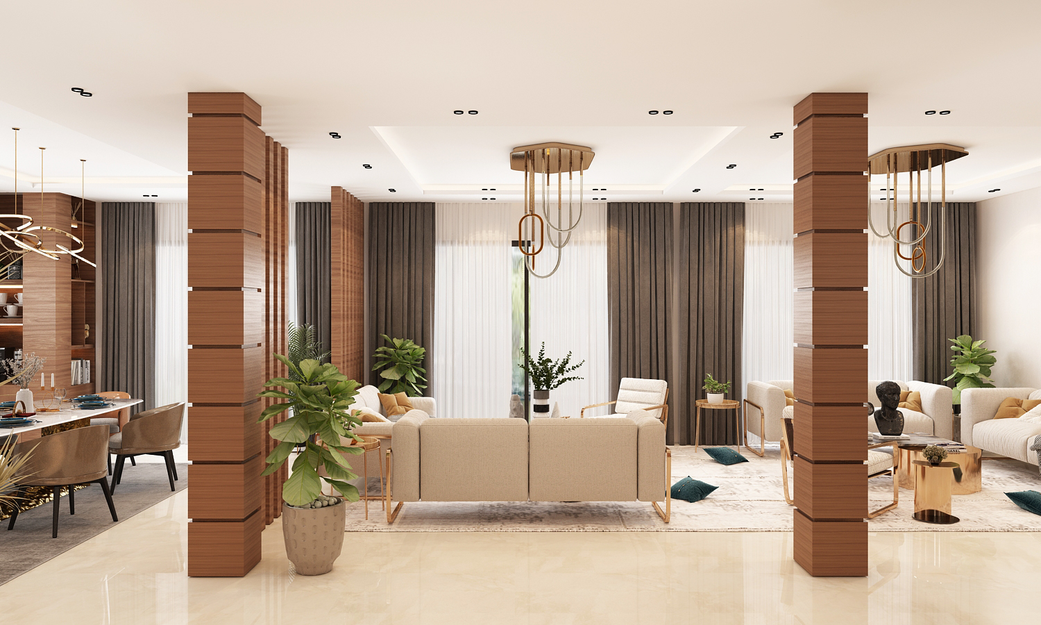 Villa Ghrib – Architecte d’intérieur à Casablanca – Aménagement et design intérieur résidentiel moderne et élégant