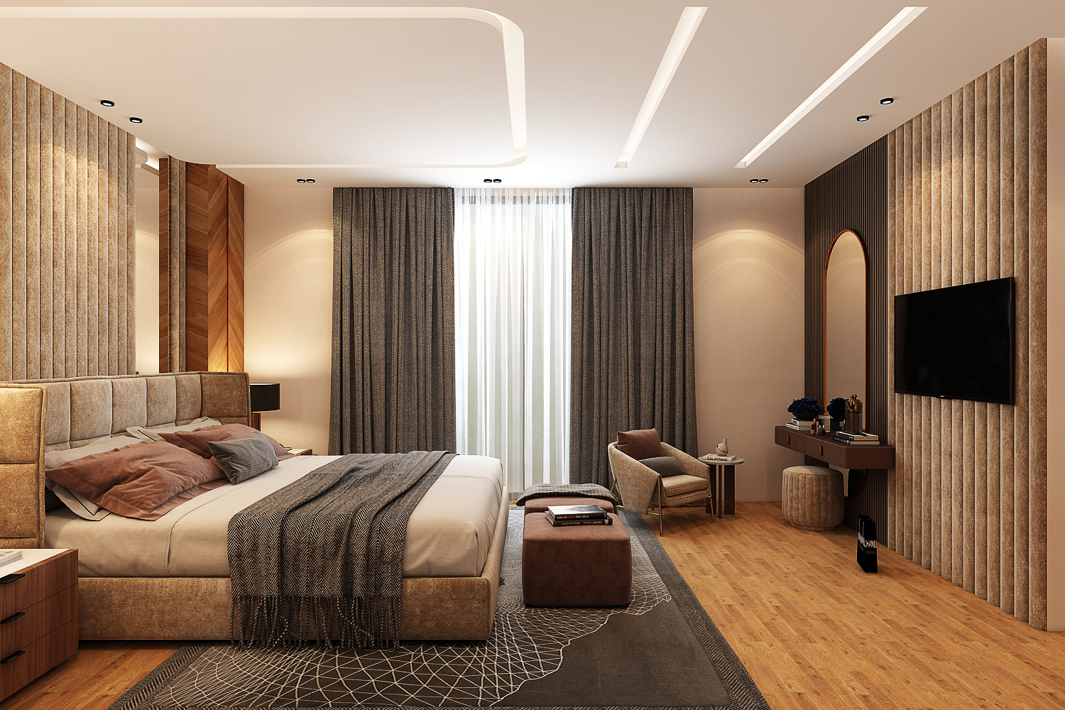 Villa Charif – Architecte d’intérieur à Casablanca – Aménagement et design intérieur résidentiel moderne et élégant