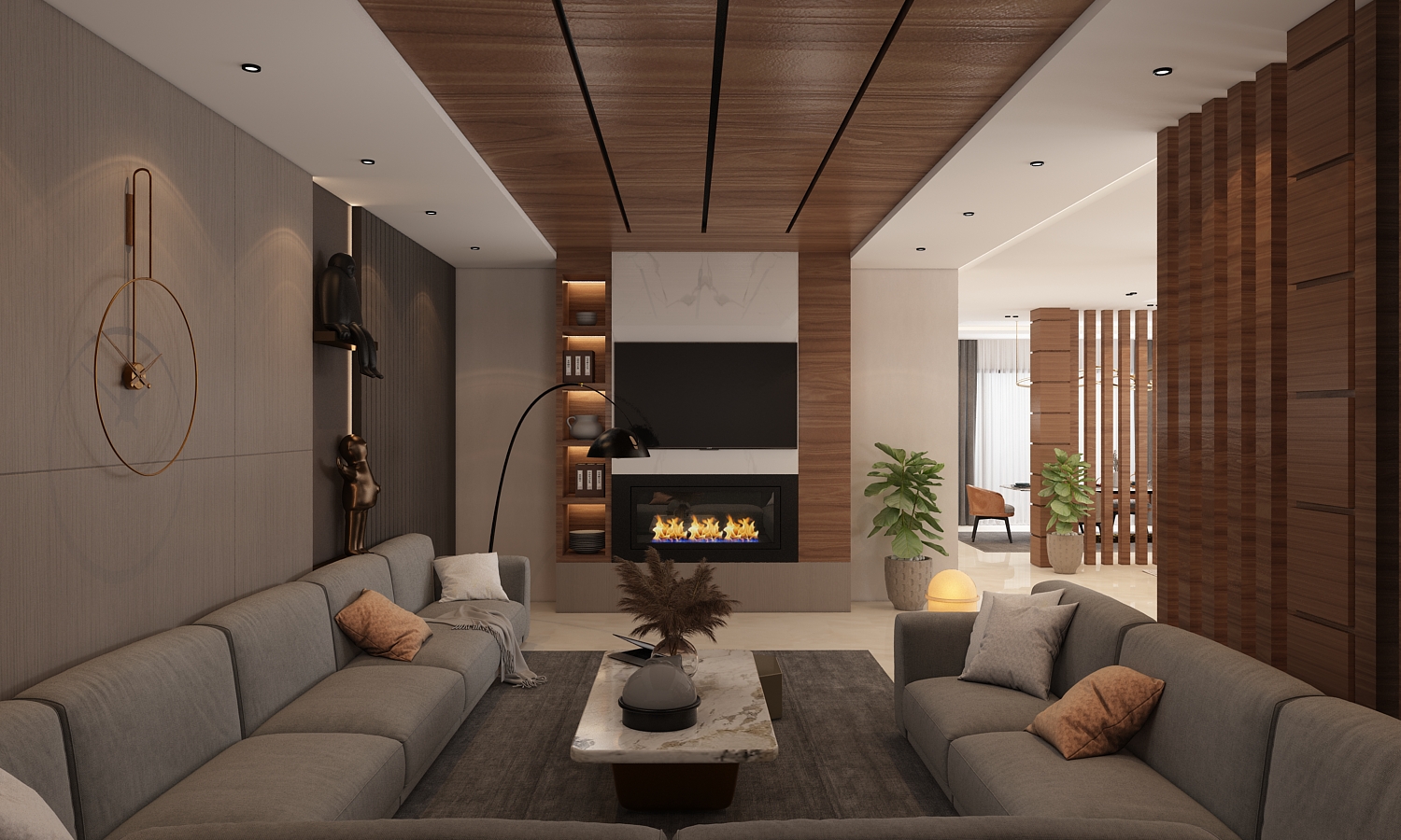 Villa Ghrib – Architecte d’intérieur à Casablanca – Aménagement et design intérieur résidentiel moderne et élégant