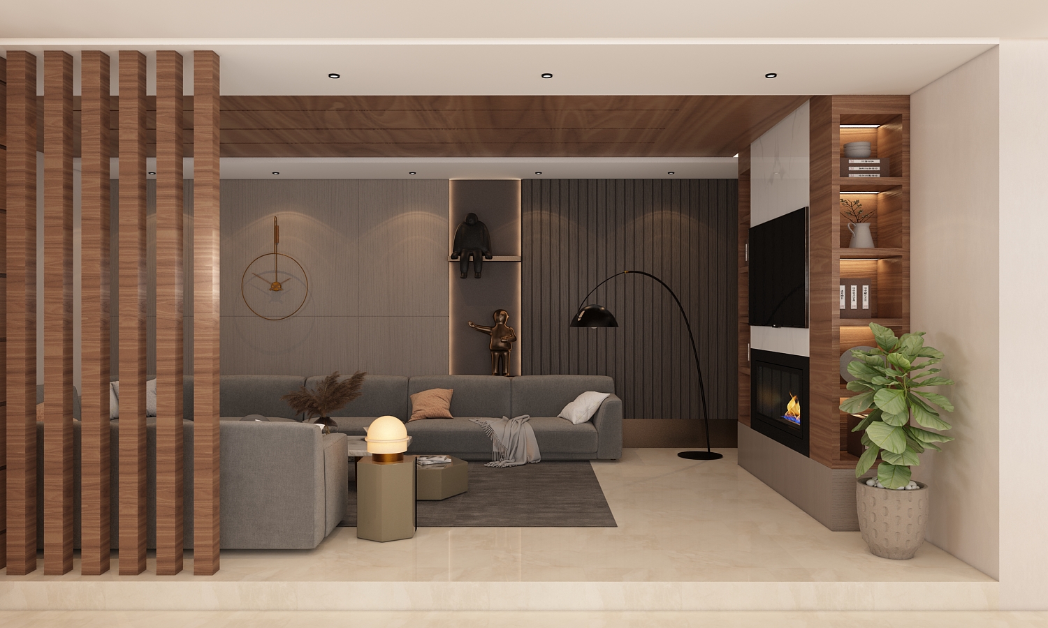 Villa Ghrib – Architecte d’intérieur à Casablanca – Aménagement et design intérieur résidentiel moderne et élégant