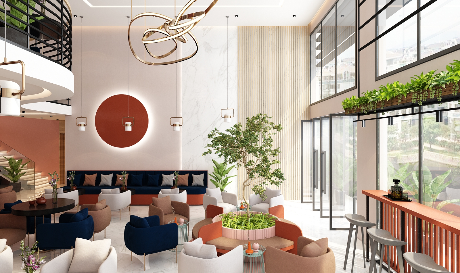 Hôtel Azilal – Architecte d’intérieur à Casablanca – Aménagement et design intérieur d’hôtel moderne et confortable