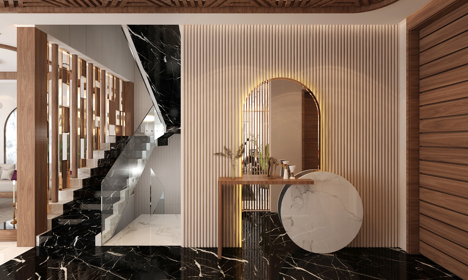 Villa Charif – Architecte d’intérieur à Casablanca – Aménagement et design intérieur résidentiel moderne et élégant