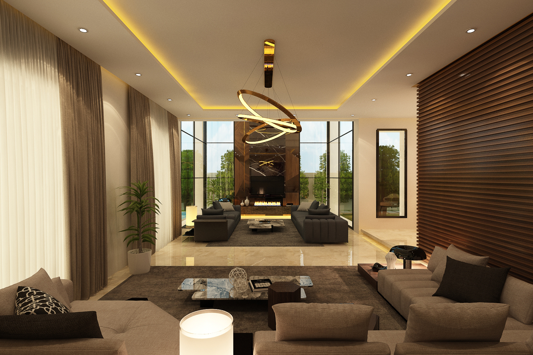 Villa Asmaa – Architecte d’intérieur à Casablanca – Aménagement et design intérieur résidentiel moderne et élégant