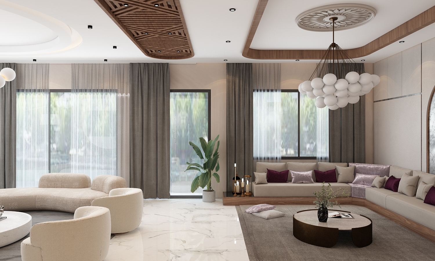 Villa Charif – Architecte d’intérieur à Casablanca – Aménagement et design intérieur résidentiel moderne et élégant