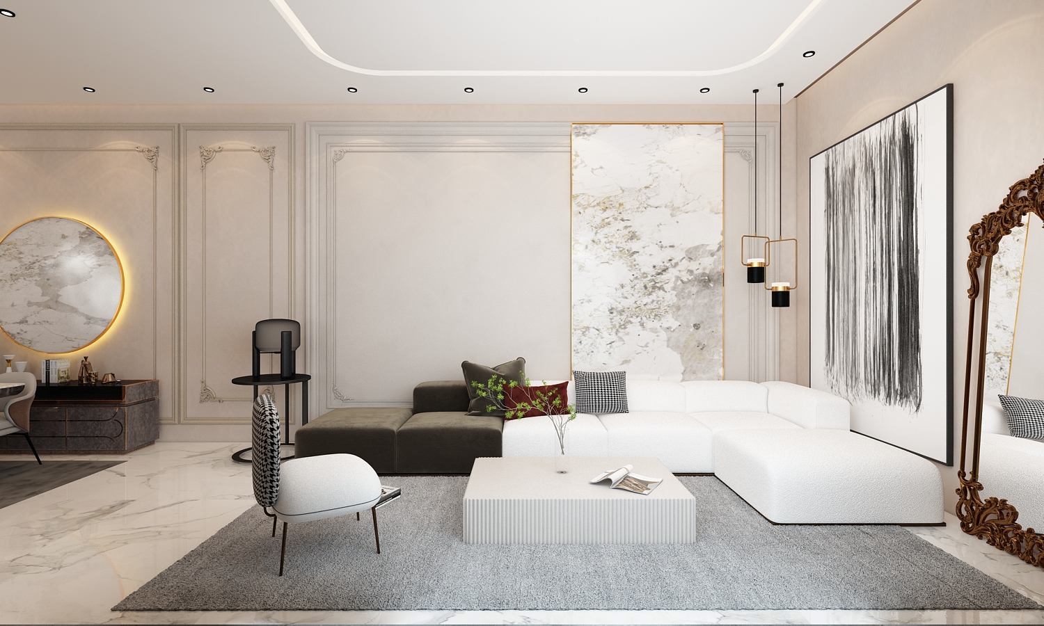 Villa Charif – Architecte d’intérieur à Casablanca – Aménagement et design intérieur résidentiel moderne et élégant