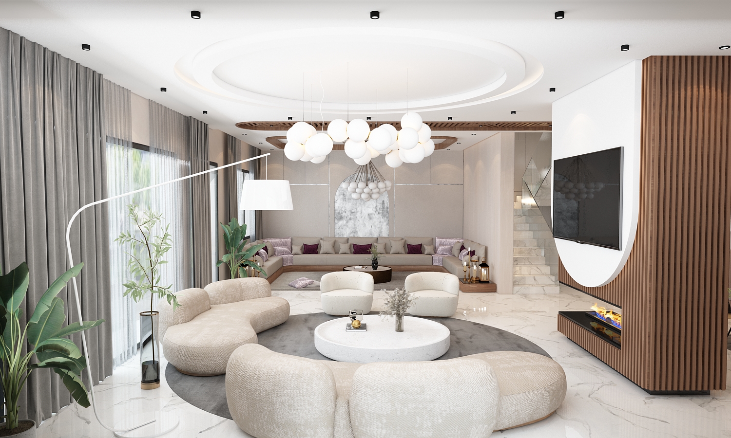 Villa Charif – Architecte d’intérieur à Casablanca – Aménagement et design intérieur résidentiel moderne et élégant