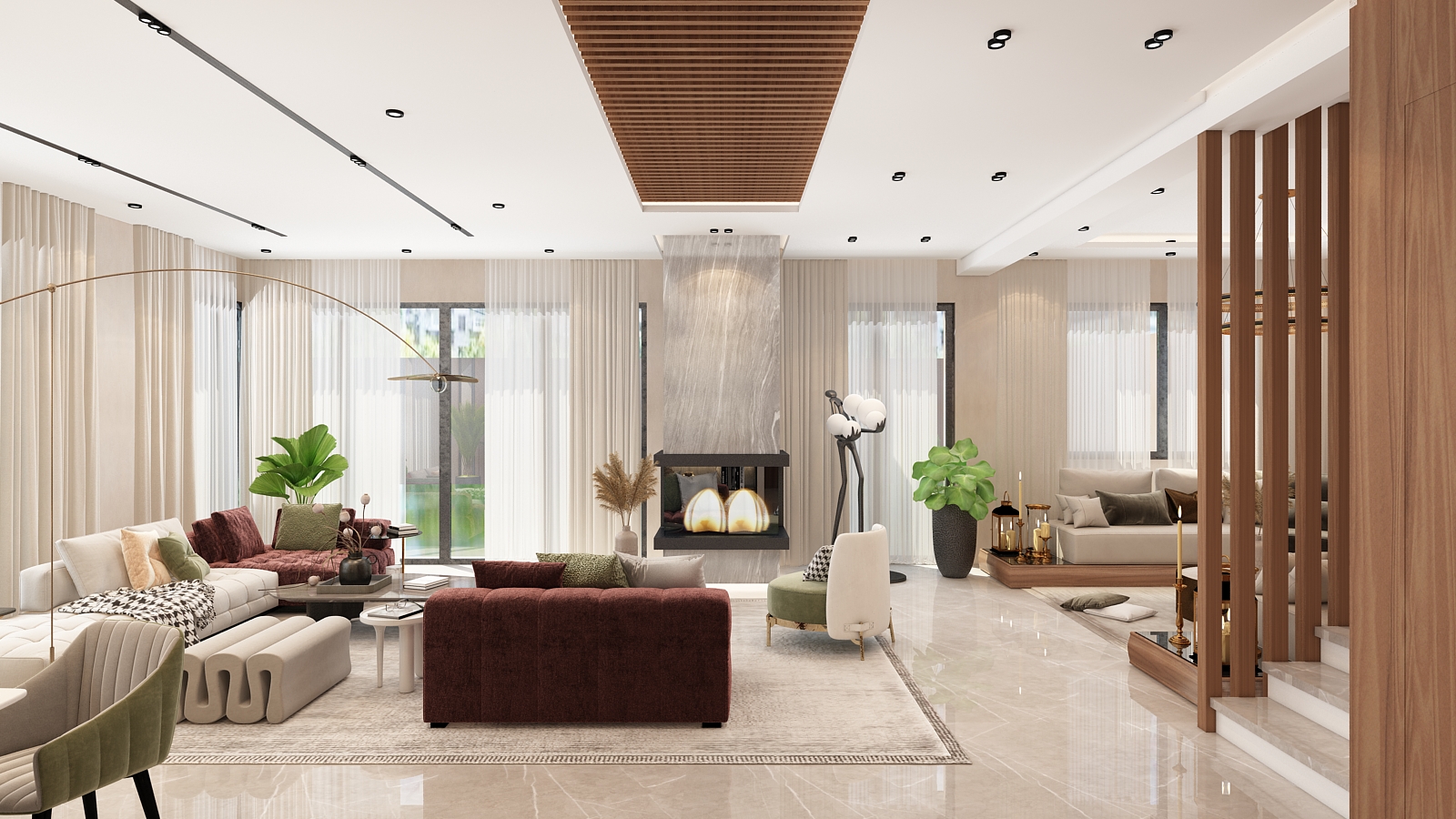 Villa Almaz – Architecte d’intérieur à Casablanca – Aménagement et design intérieur résidentiel moderne et haut de gamme