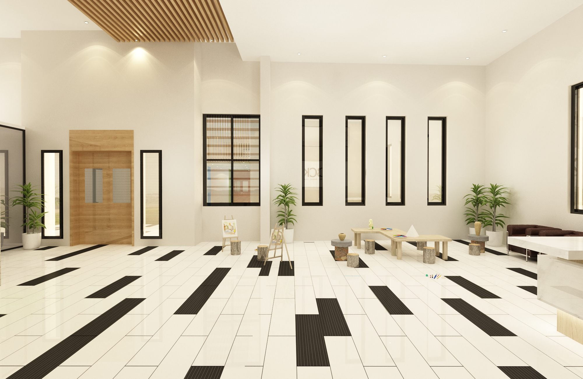 École BCK – Architecte d’intérieur à Casablanca – Aménagement et design intérieur d’établissement scolaire moderne et fonctionnel