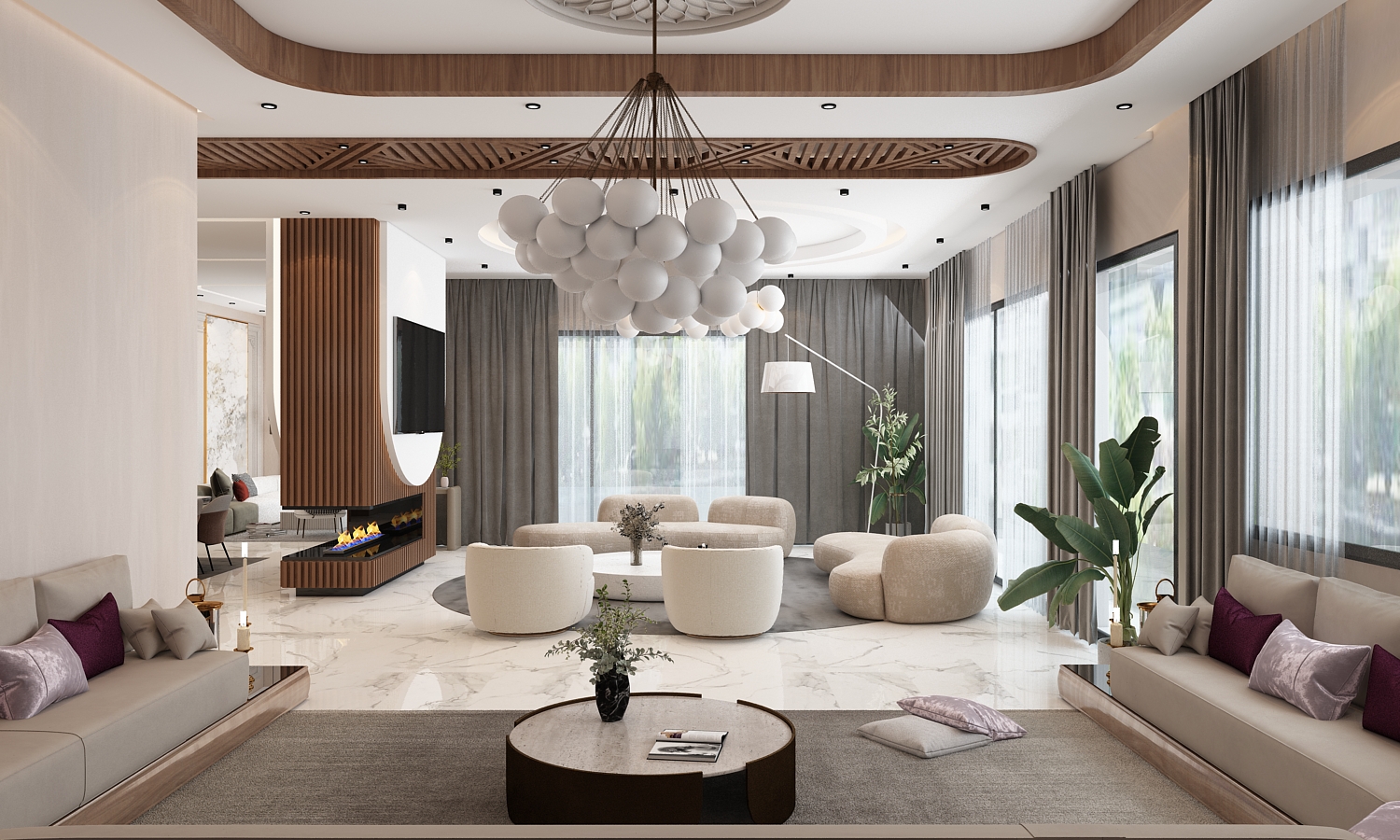 Villa Charif – Architecte d’intérieur à Casablanca – Aménagement et design intérieur résidentiel moderne et élégant