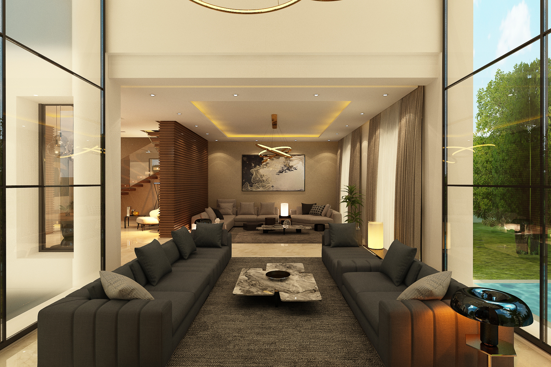 Villa Asmaa – Architecte d’intérieur à Casablanca – Aménagement et design intérieur résidentiel moderne et élégant