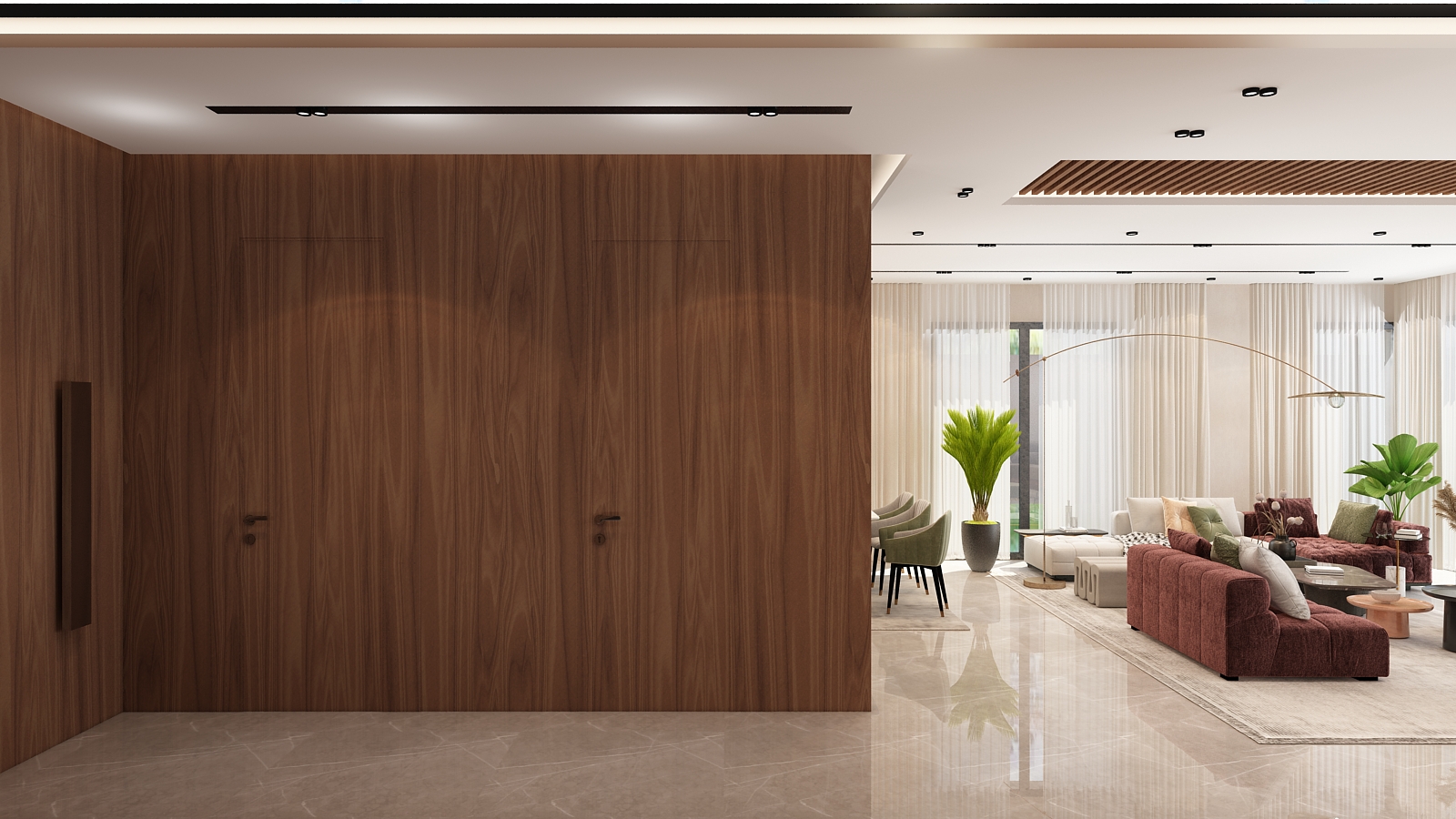 Villa Almaz – Architecte d’intérieur à Casablanca – Aménagement et design intérieur résidentiel moderne et haut de gamme