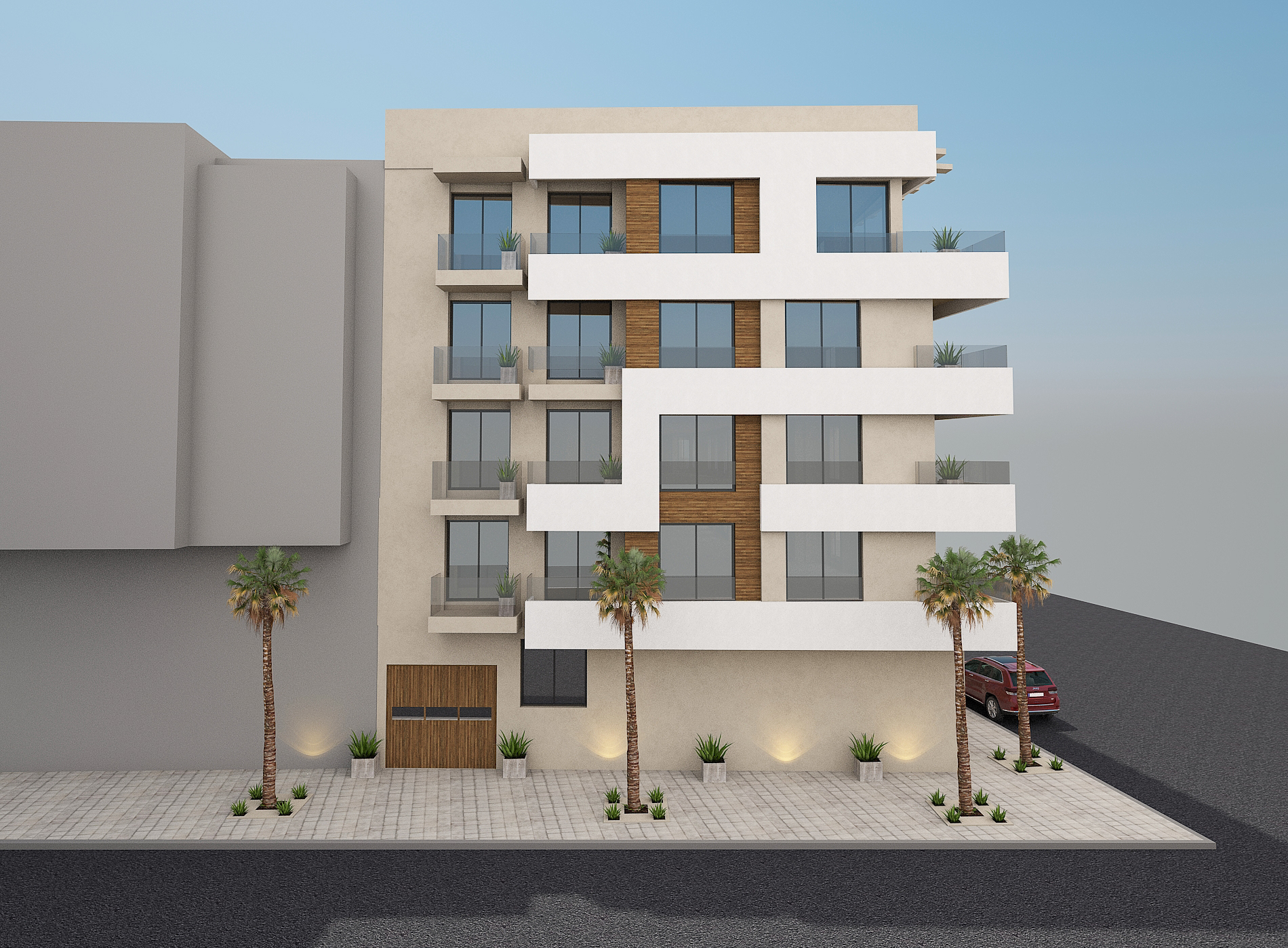 Immeuble Youssef Alaoui – Architecte d’intérieur à Casablanca – Conception et aménagement intérieur d’immeuble moderne et fonctionnel