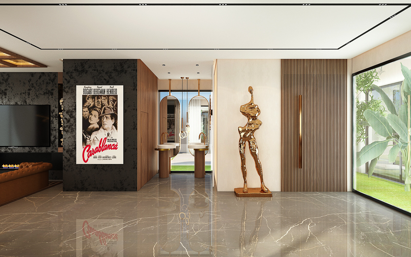 Villa Rachid Oudghiri – Architecte d’intérieur à Casablanca – Aménagement et design intérieur résidentiel moderne et élégant