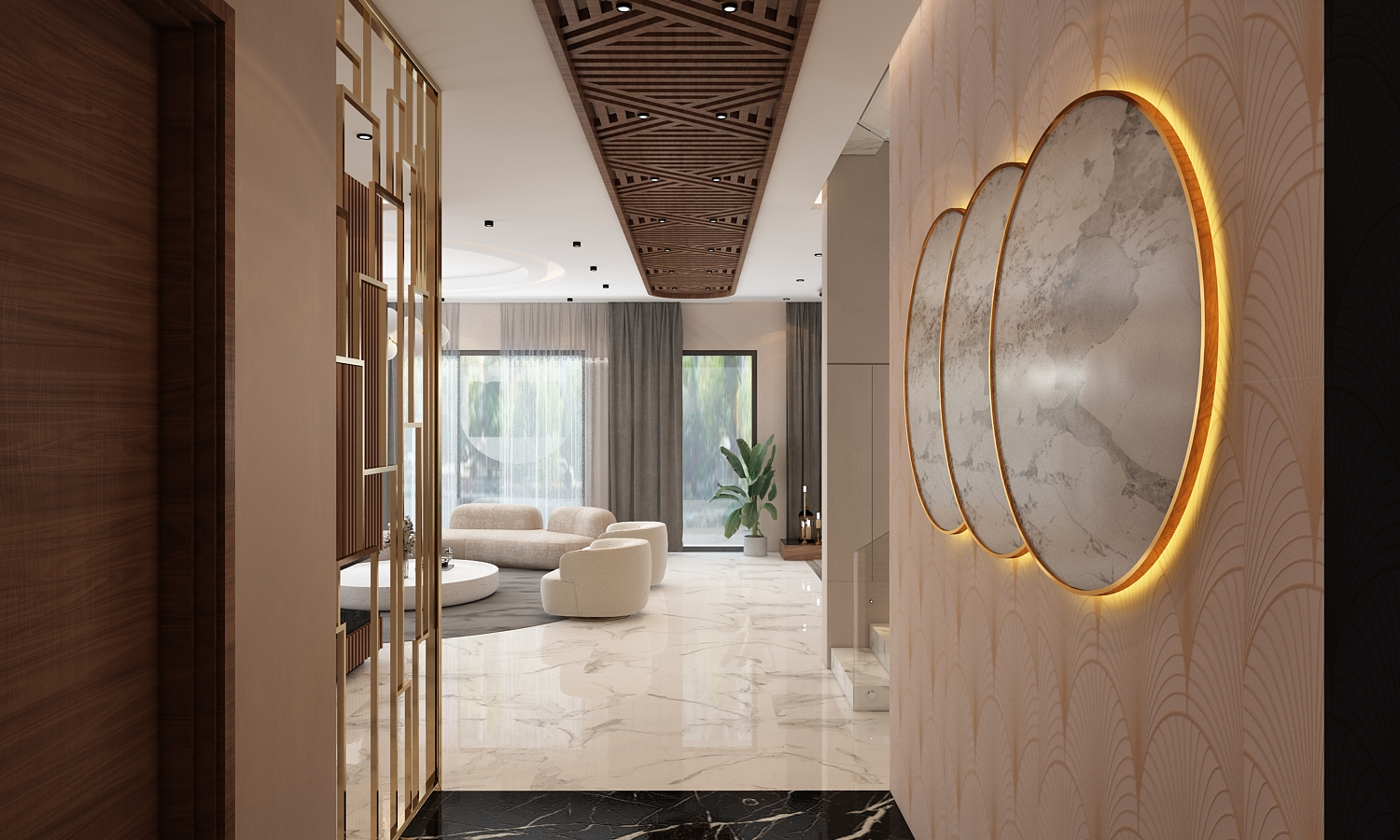 Villa Charif – Architecte d’intérieur à Casablanca – Aménagement et design intérieur résidentiel moderne et élégant