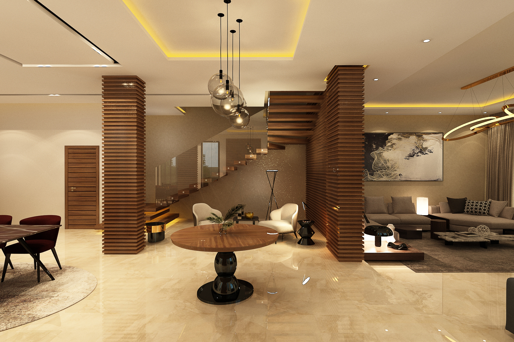 Villa Asmaa – Architecte d’intérieur à Casablanca – Aménagement et design intérieur résidentiel moderne et élégant