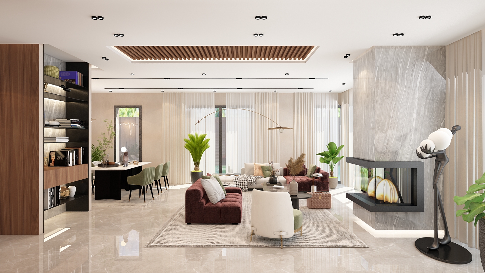 Villa Almaz – Architecte d’intérieur à Casablanca – Aménagement et design intérieur résidentiel moderne et haut de gamme