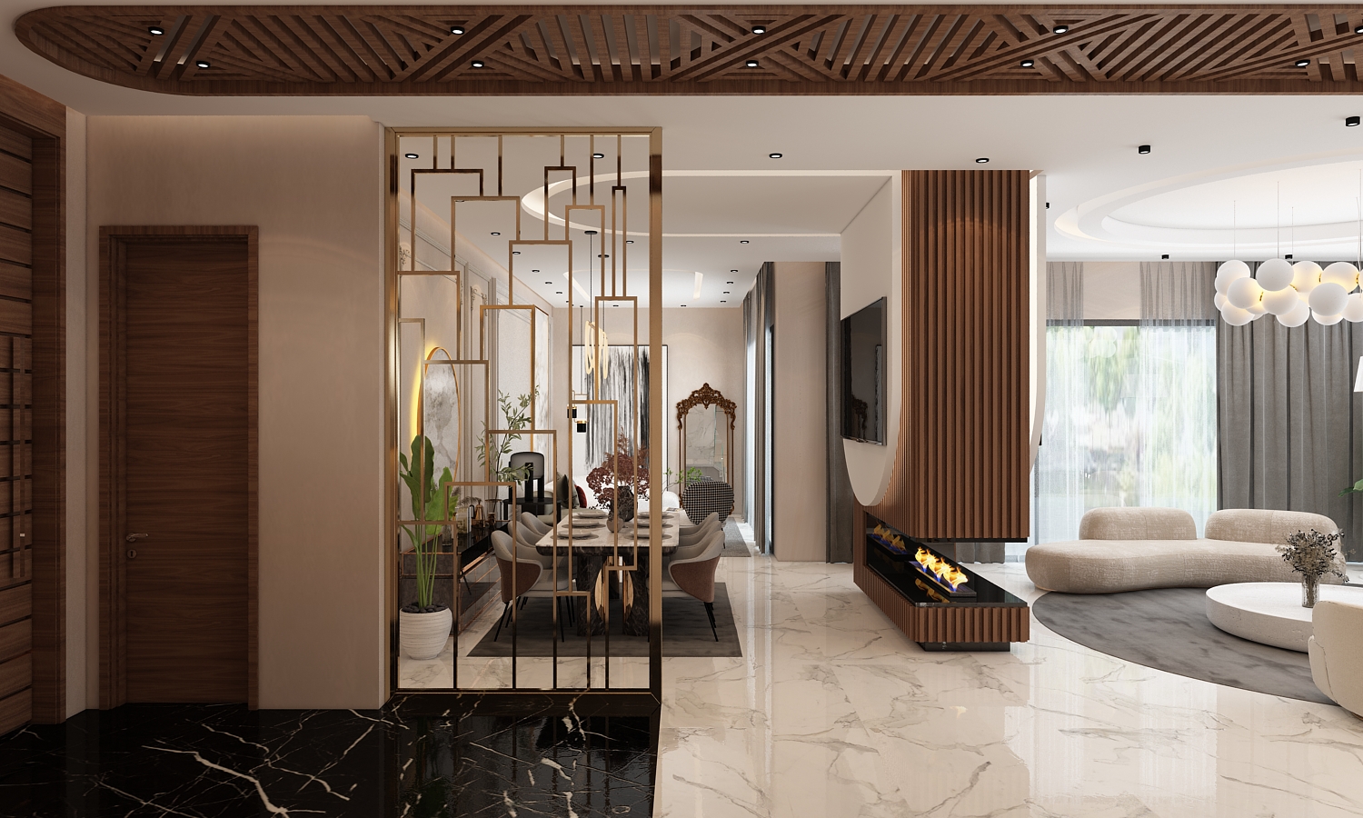 Villa Charif – Architecte d’intérieur à Casablanca – Aménagement et design intérieur résidentiel moderne et élégant