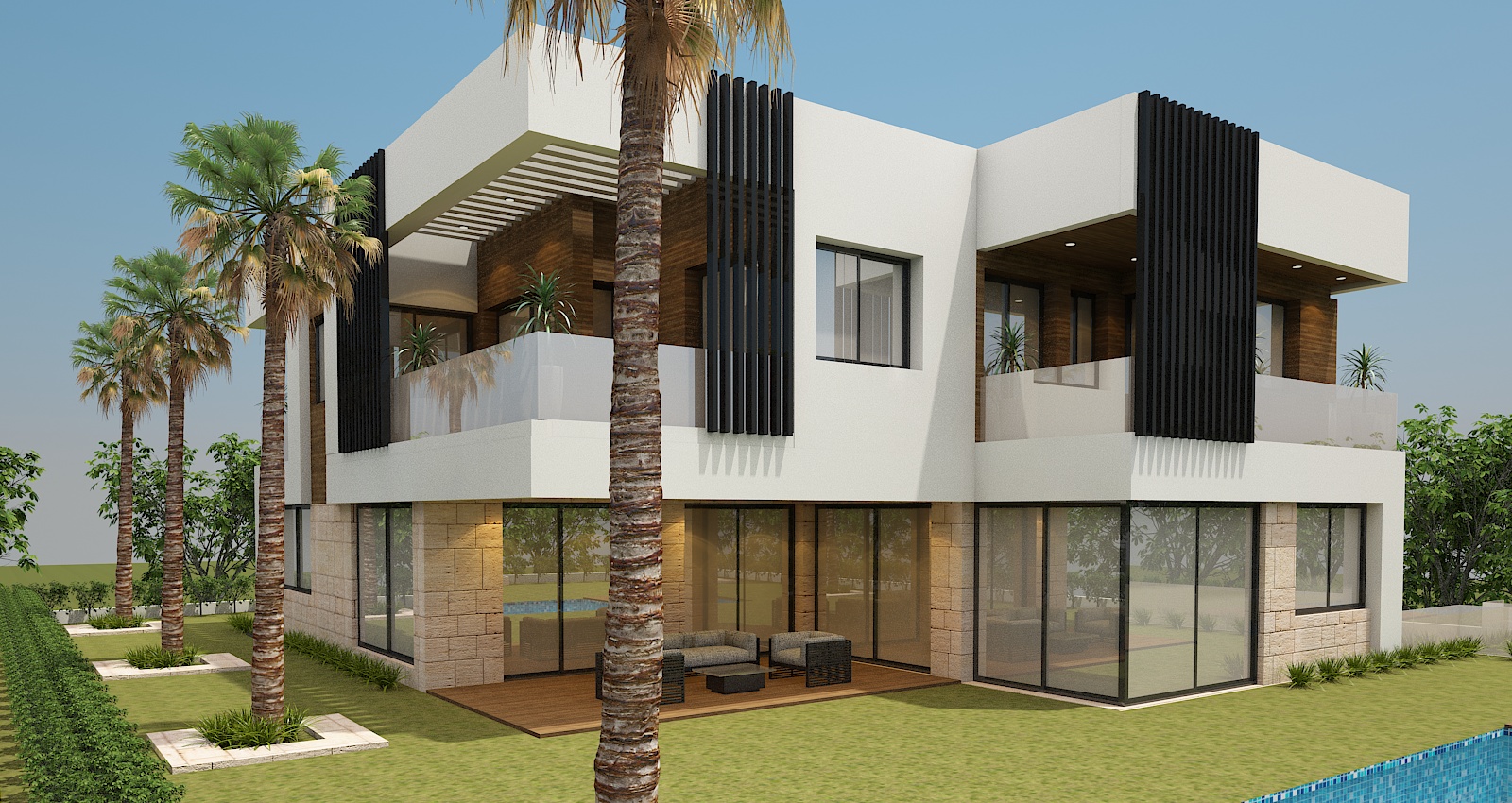 Villa Karim Berdellah – Architecte d’intérieur à Casablanca – Aménagement et design intérieur résidentiel moderne et élégant