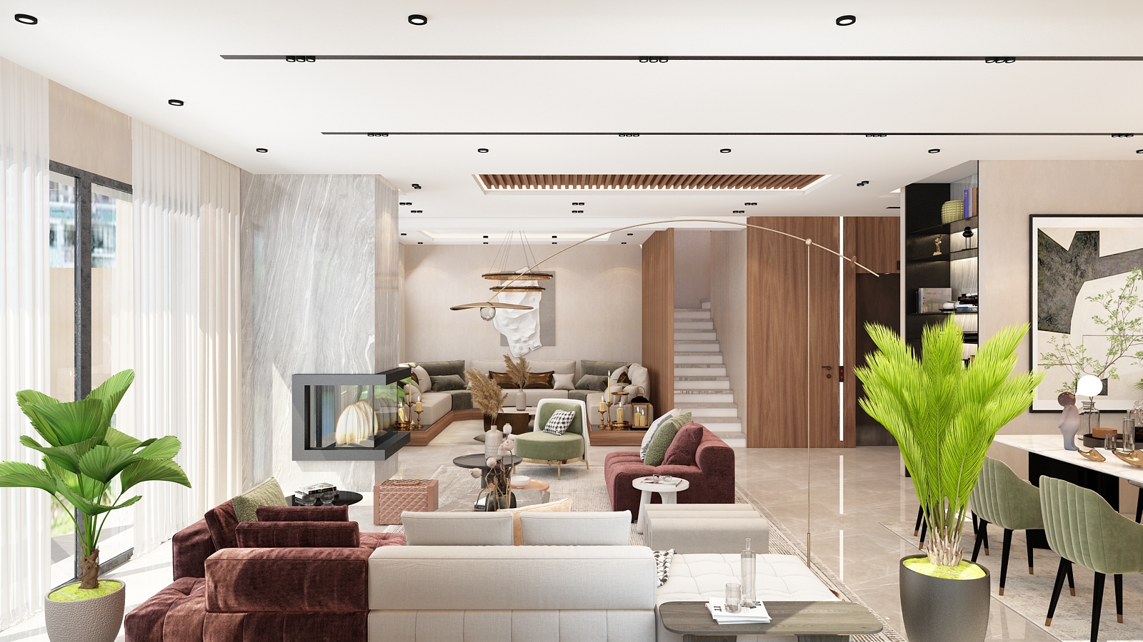 Villa Almaz – Architecte d’intérieur à Casablanca – Aménagement et design intérieur résidentiel moderne et haut de gamme