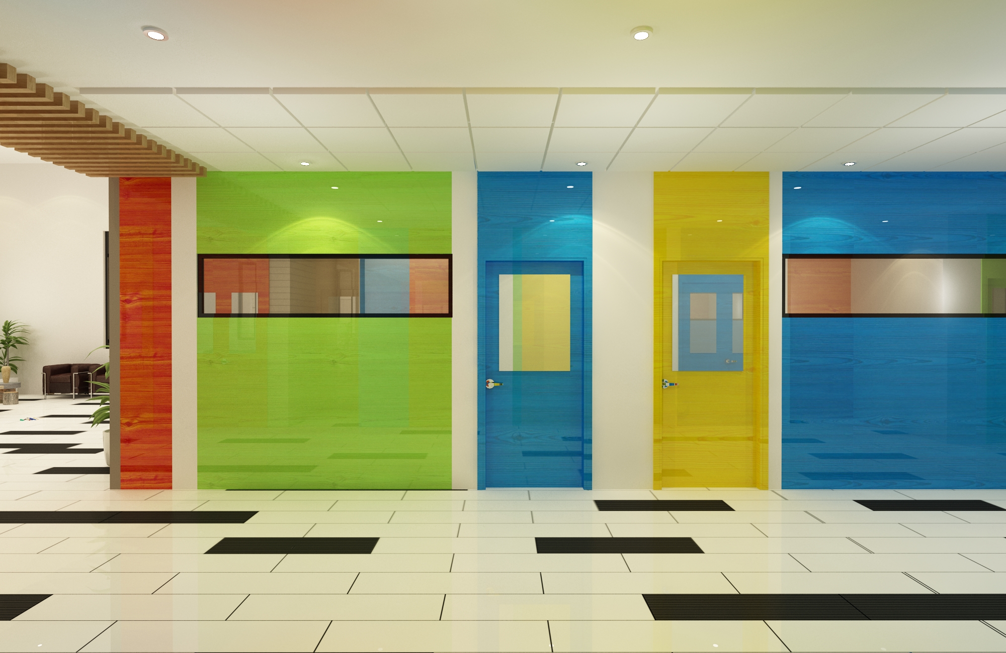 École BCK – Architecte d’intérieur à Casablanca – Aménagement et design intérieur d’établissement scolaire moderne et fonctionnel