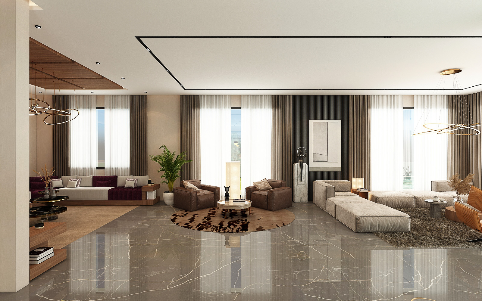 Villa Rachid Oudghiri – Architecte d’intérieur à Casablanca – Aménagement et design intérieur résidentiel moderne et élégant