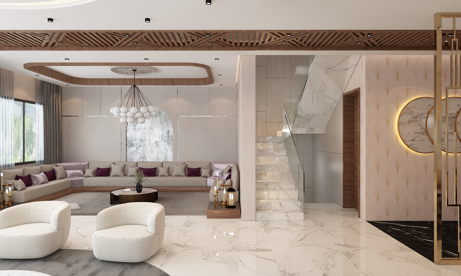 Villa Charif – Architecte d’intérieur à Casablanca – Aménagement et design intérieur résidentiel moderne et élégant