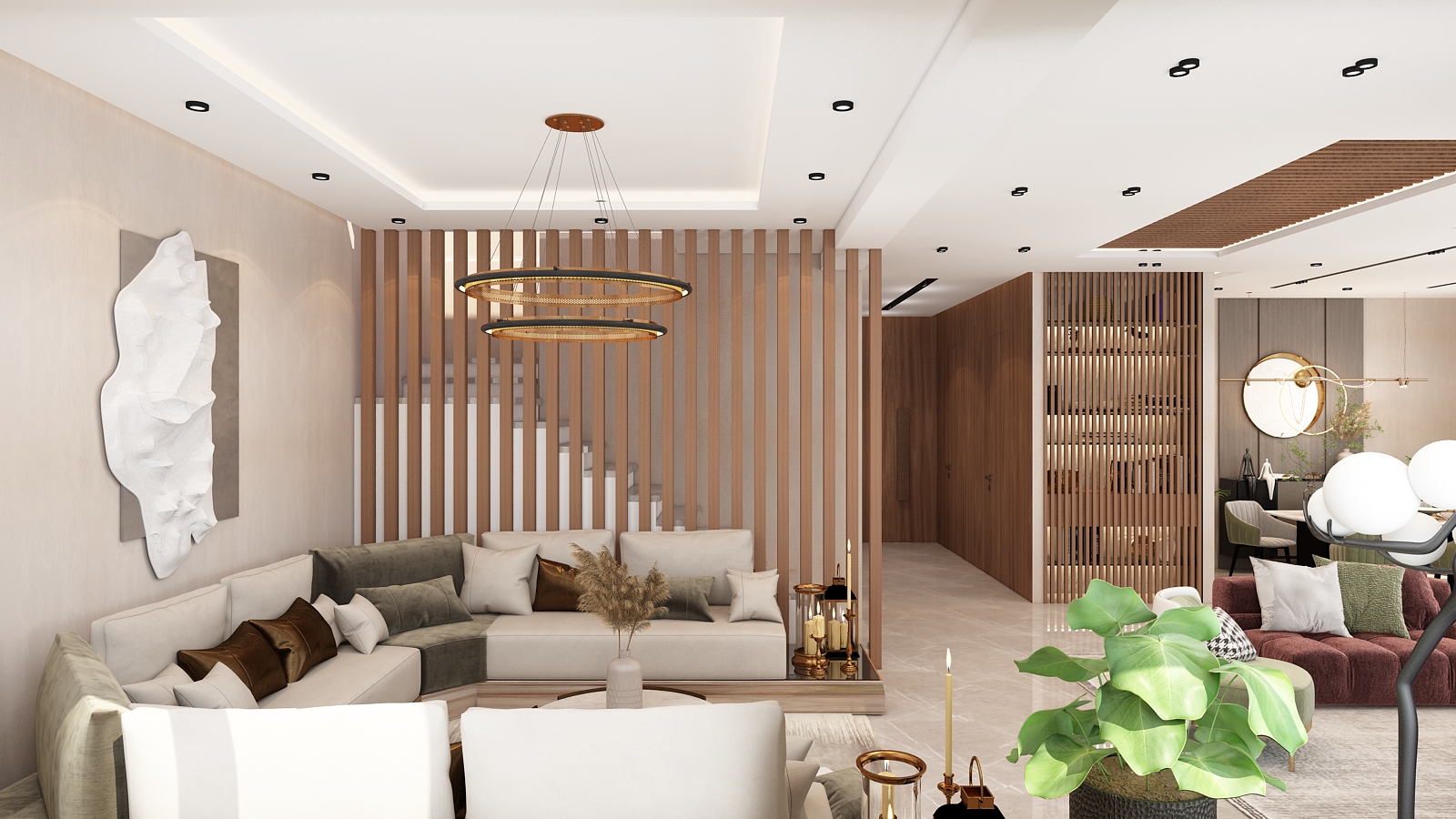 Villa Almaz – Architecte d’intérieur à Casablanca – Aménagement et design intérieur résidentiel moderne et haut de gamme