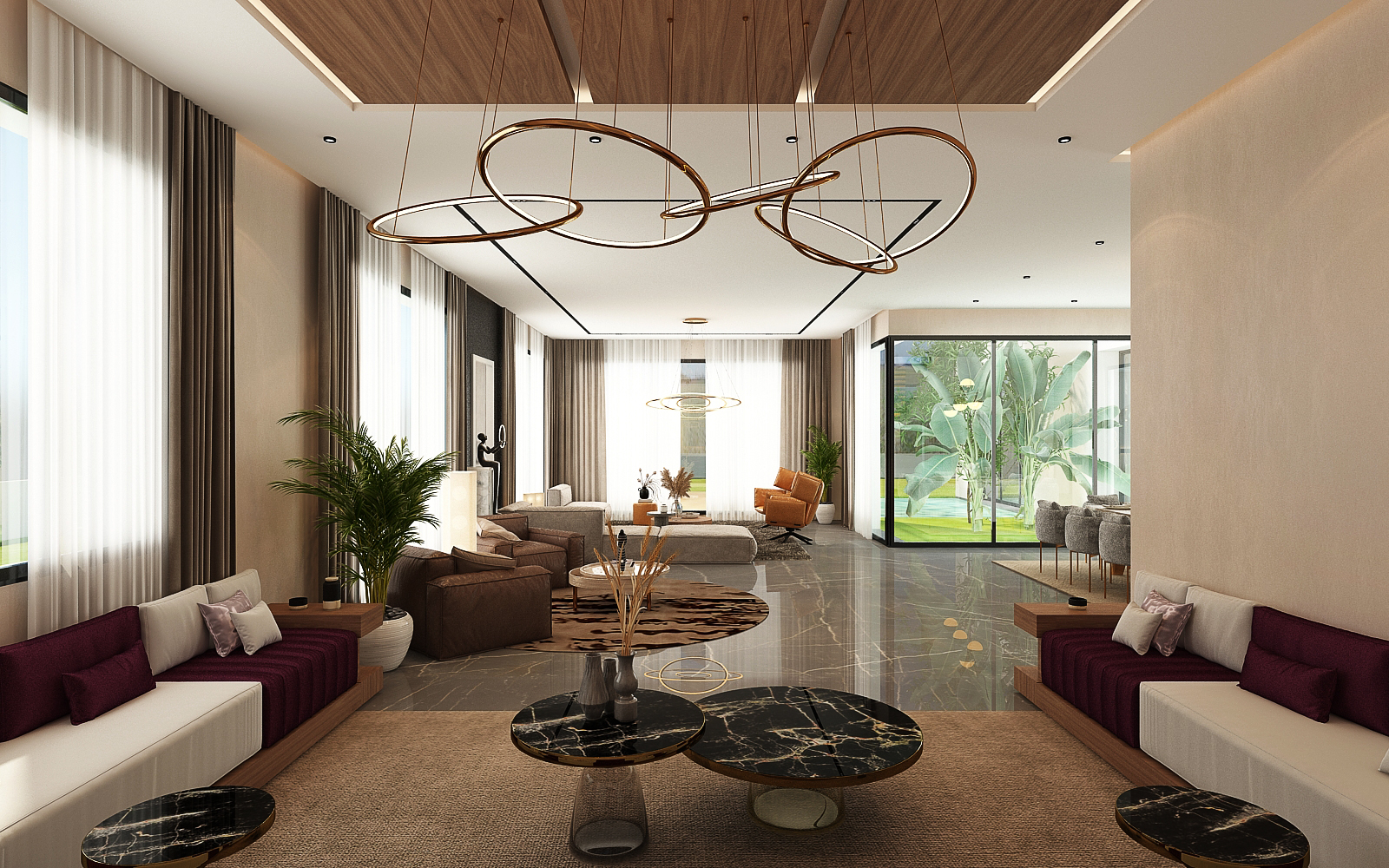 Villa Rachid Oudghiri – Architecte d’intérieur à Casablanca – Aménagement et design intérieur résidentiel moderne et élégant