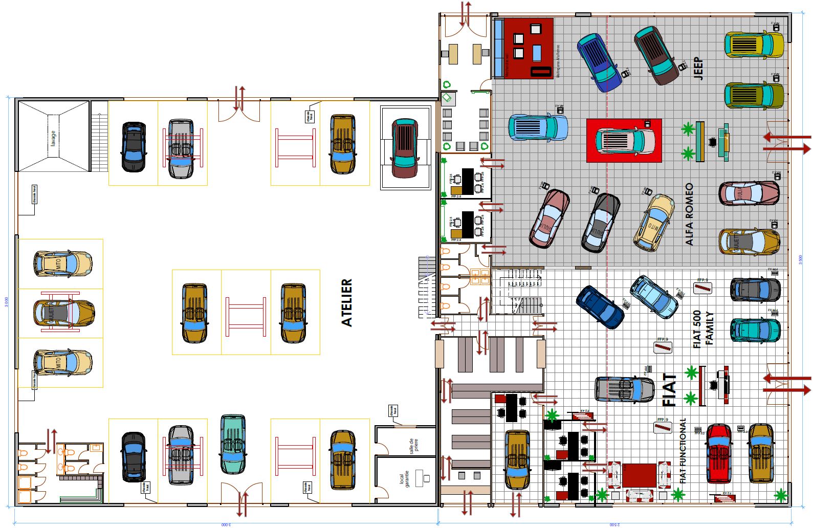 FCA – Architecte d’intérieur à Casablanca – Aménagement et design intérieur d’espace professionnel moderne et fonctionnel