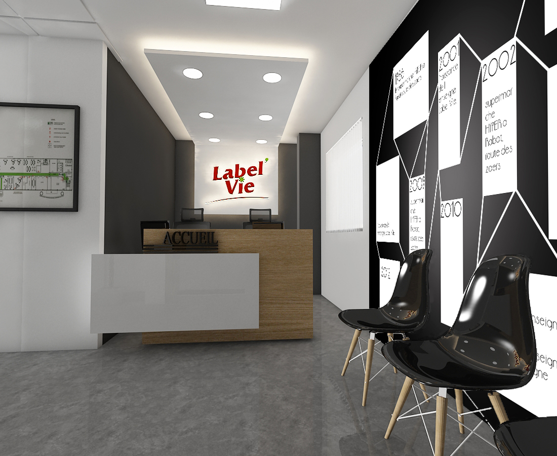 Carrefour Sidi Maarouf – Architecte d’intérieur à Casablanca – Aménagement intérieur commercial moderne et design d’espace professionnel