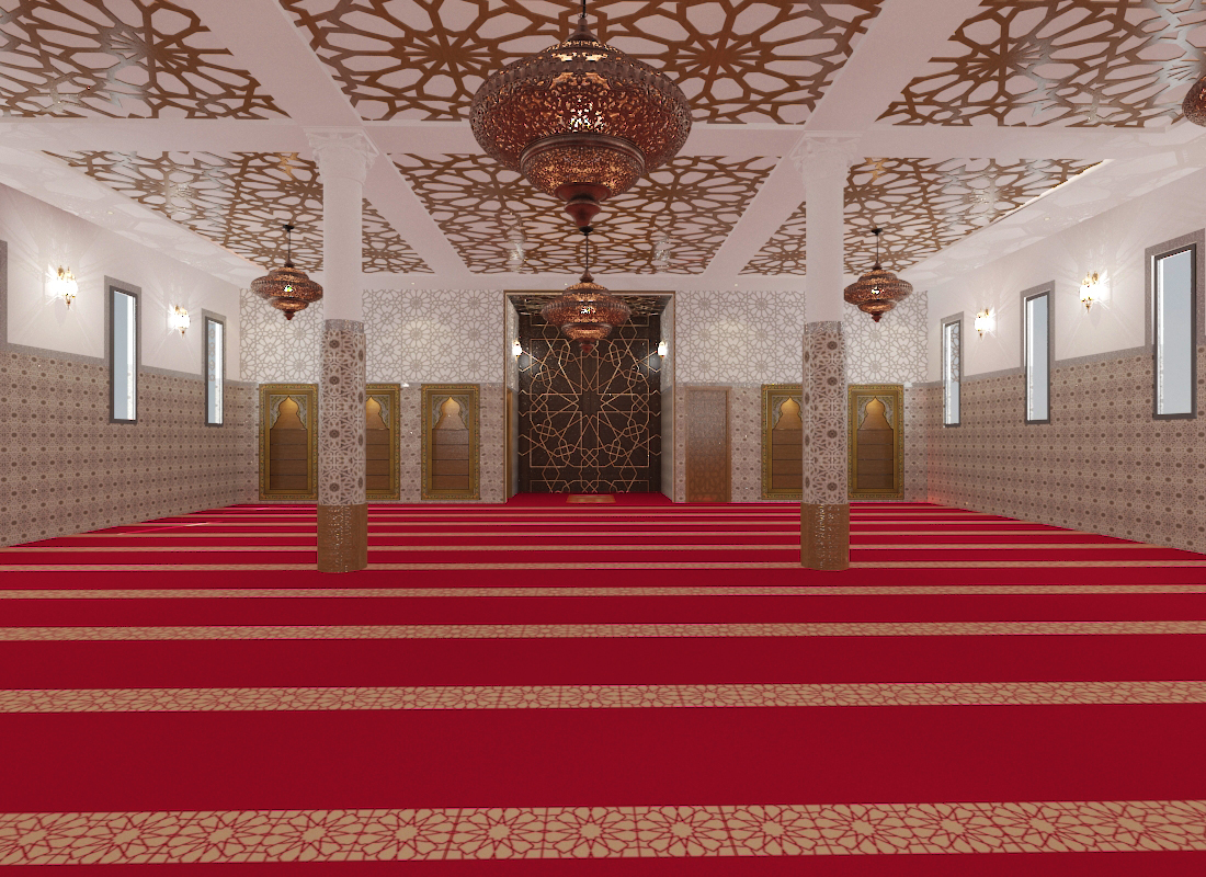 Mosquée – Architecte d’intérieur au Maroc – Aménagement et design intérieur d’espace religieux moderne et fonctionnel