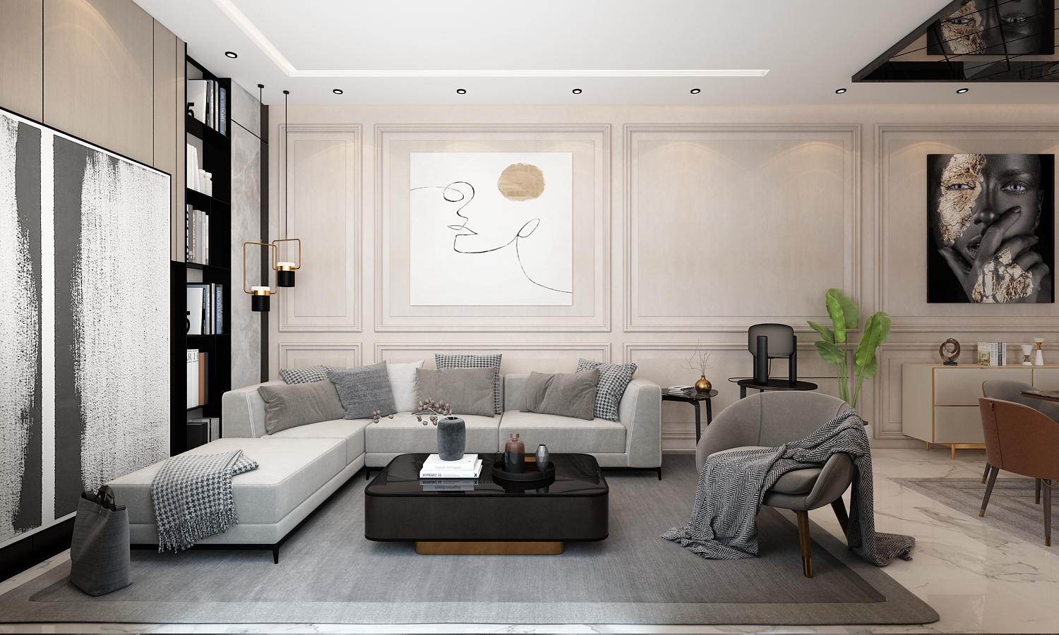 Immeuble Saad – Architecte d’intérieur à Tanger – Conception et aménagement intérieur d’immeuble moderne et fonctionnel