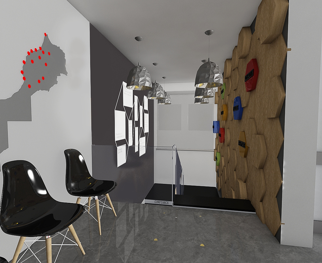 Carrefour Sidi Maarouf – Architecte d’intérieur à Casablanca – Aménagement intérieur commercial moderne et design d’espace professionnel